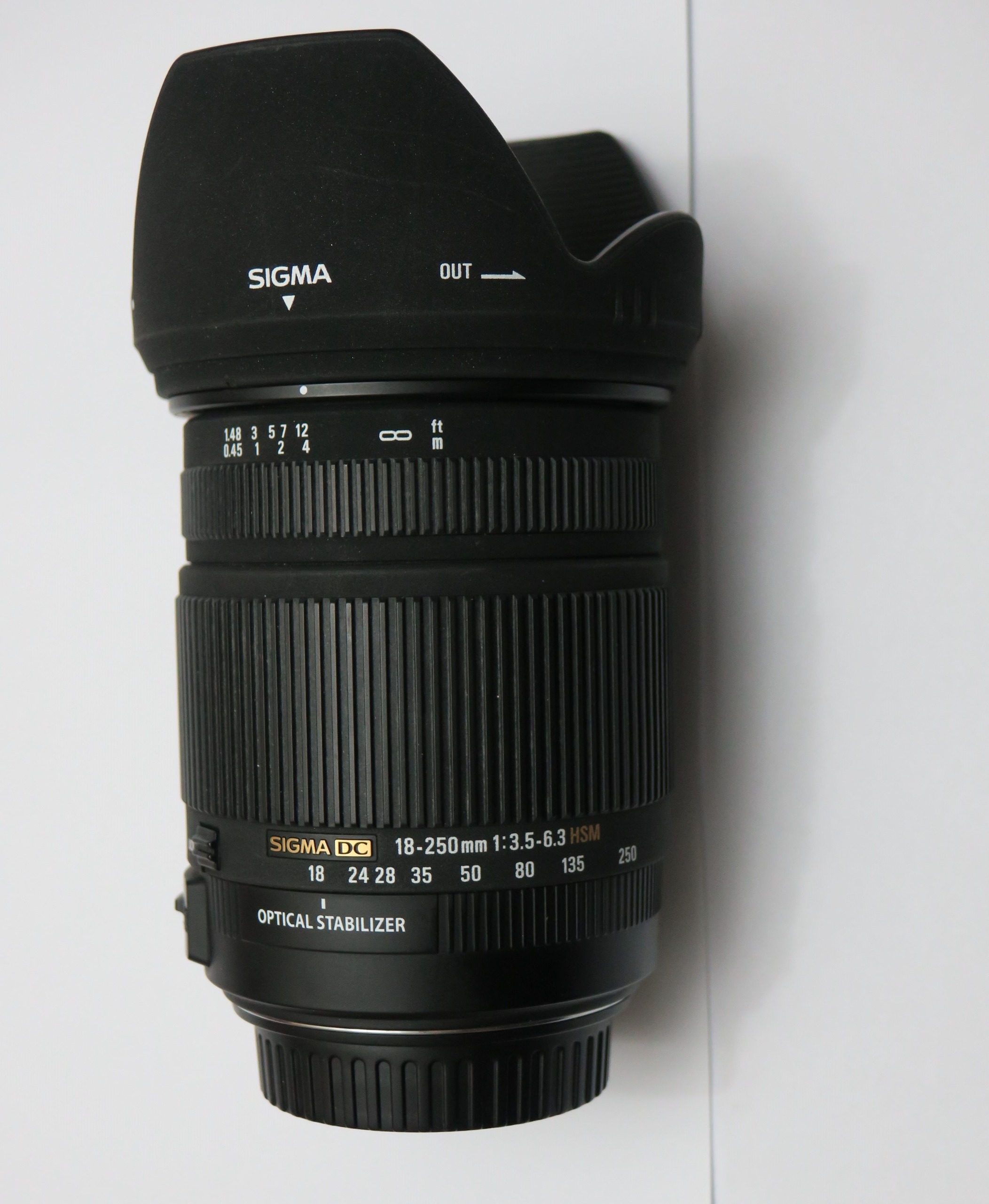 لنز سیگما 18-250 با لرزشگیر مخصوص کانن