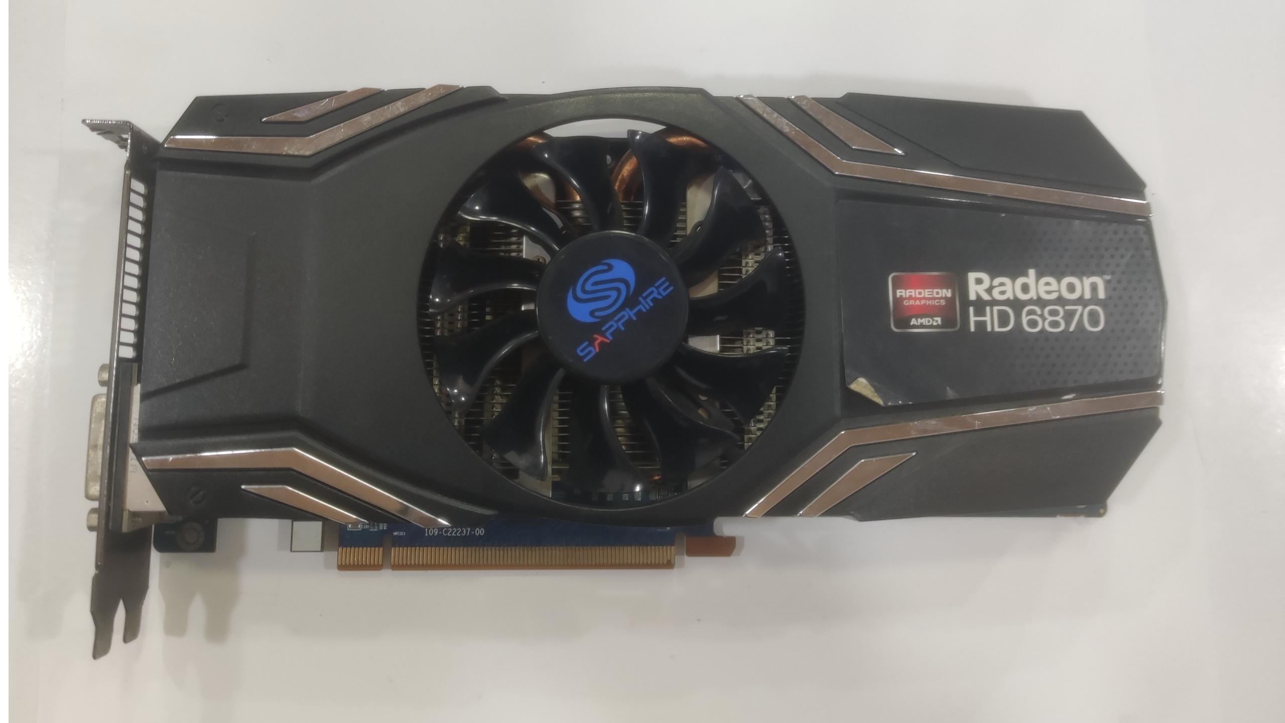 سافایر RADEON HD 6870 یک گیگ DDR5 معیوب