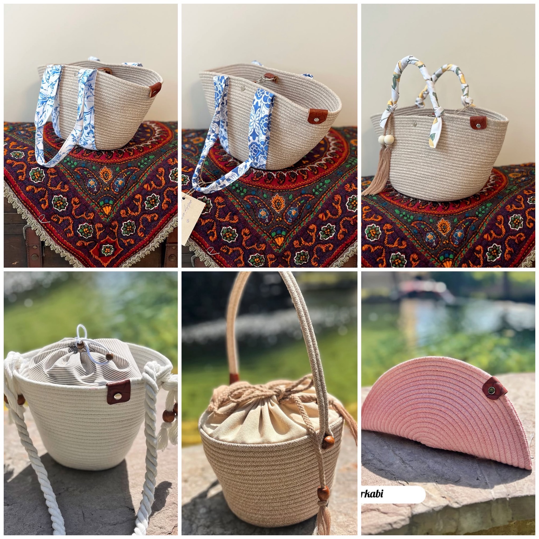کیف ساحلی دستدوز