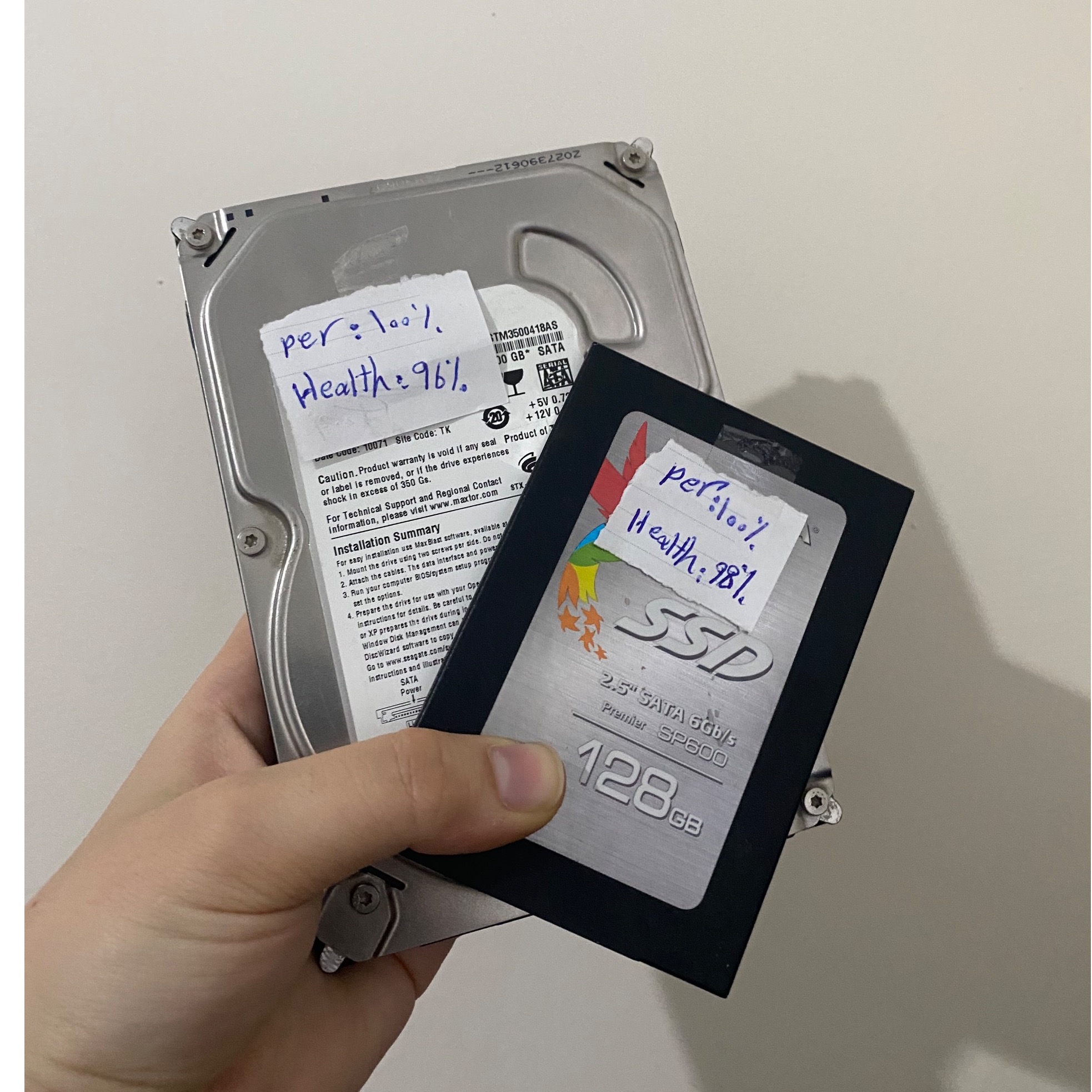 هارد ssd adata و maxtor
