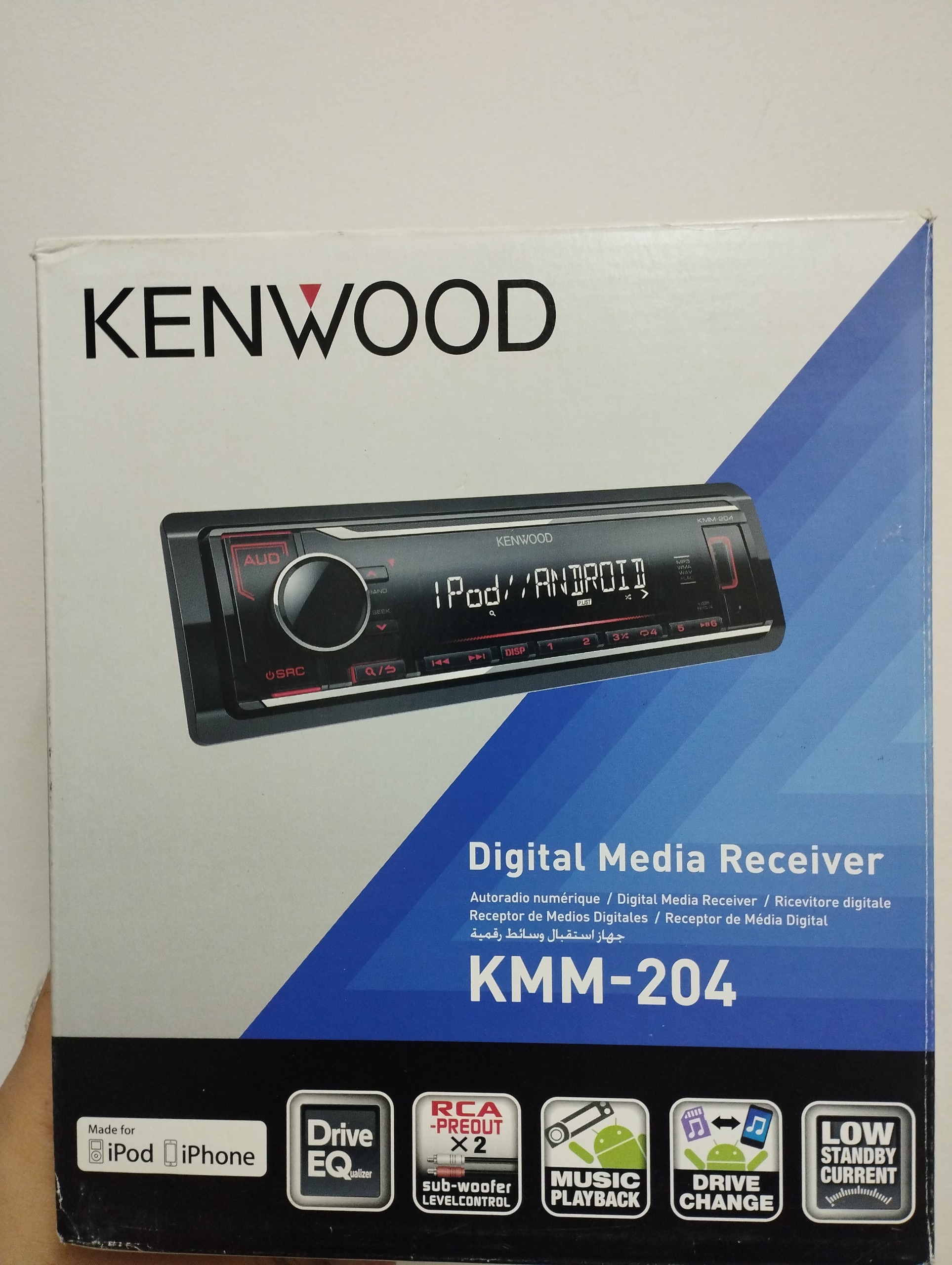 پخش کنوود مدل KMM-204