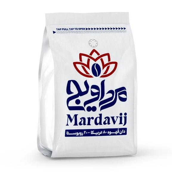 دانه قهوه عربیکا 80درصد مدیوم دارک یک کیلوگرم