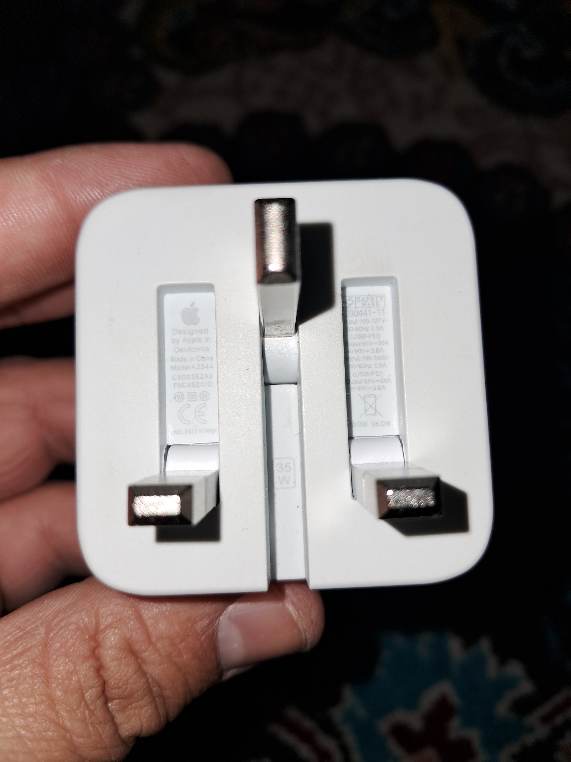 شارژر 35w اپل اورجینال