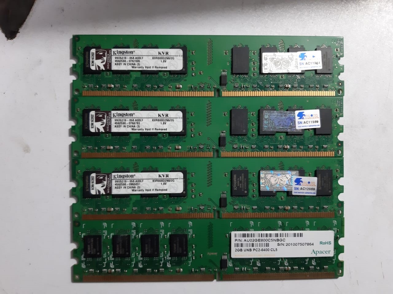 رم 2 گیگ DDR2 فرکانس 800