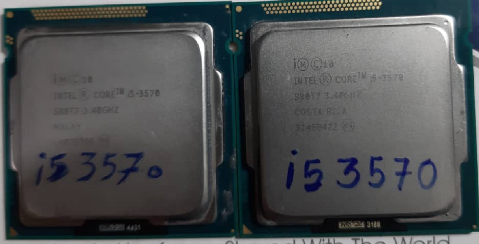 سیپیو نسل3 - core i5 3570 trey