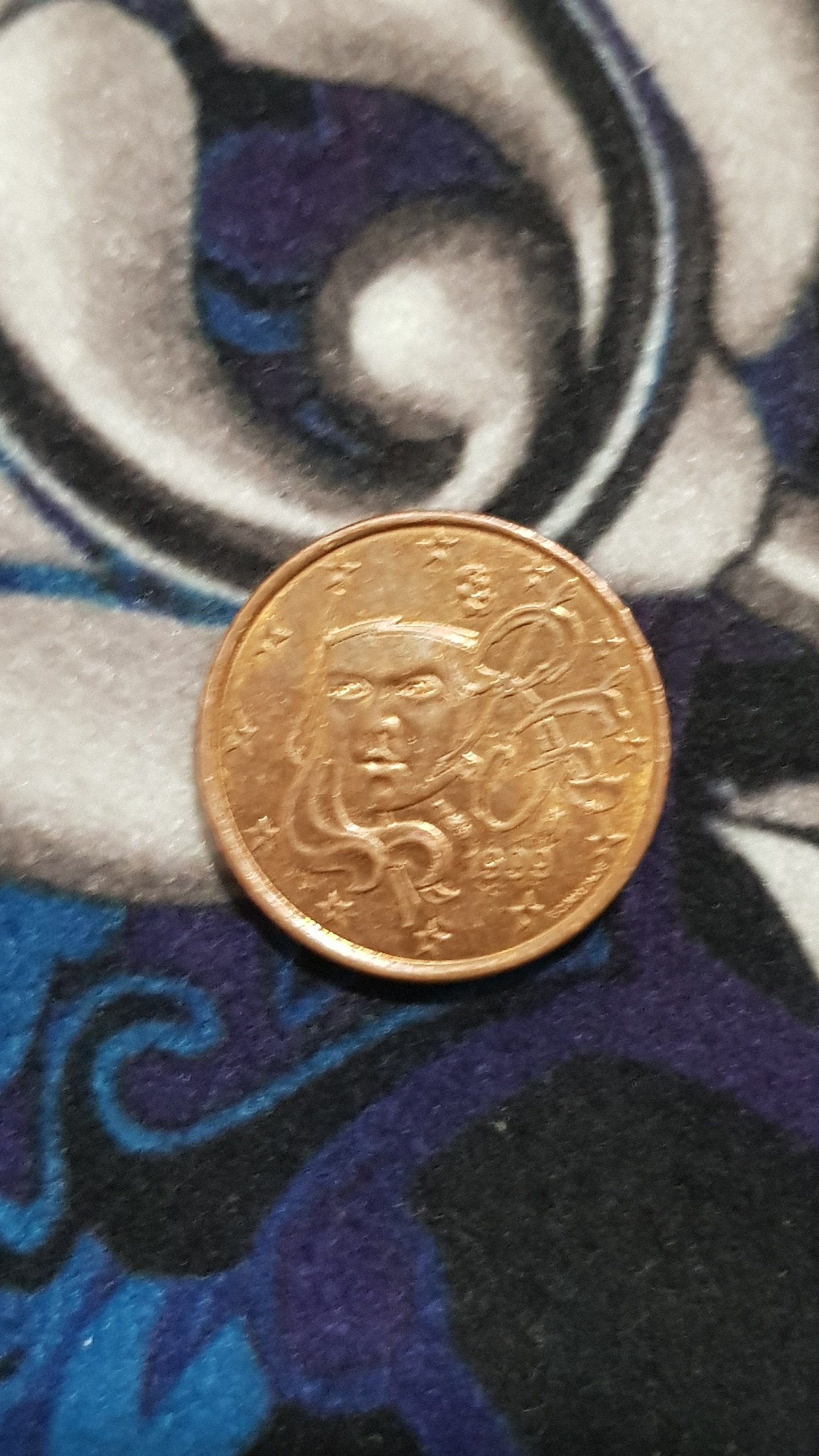 تک سکه زیبا 1 سنت یورو فرانسه 1999