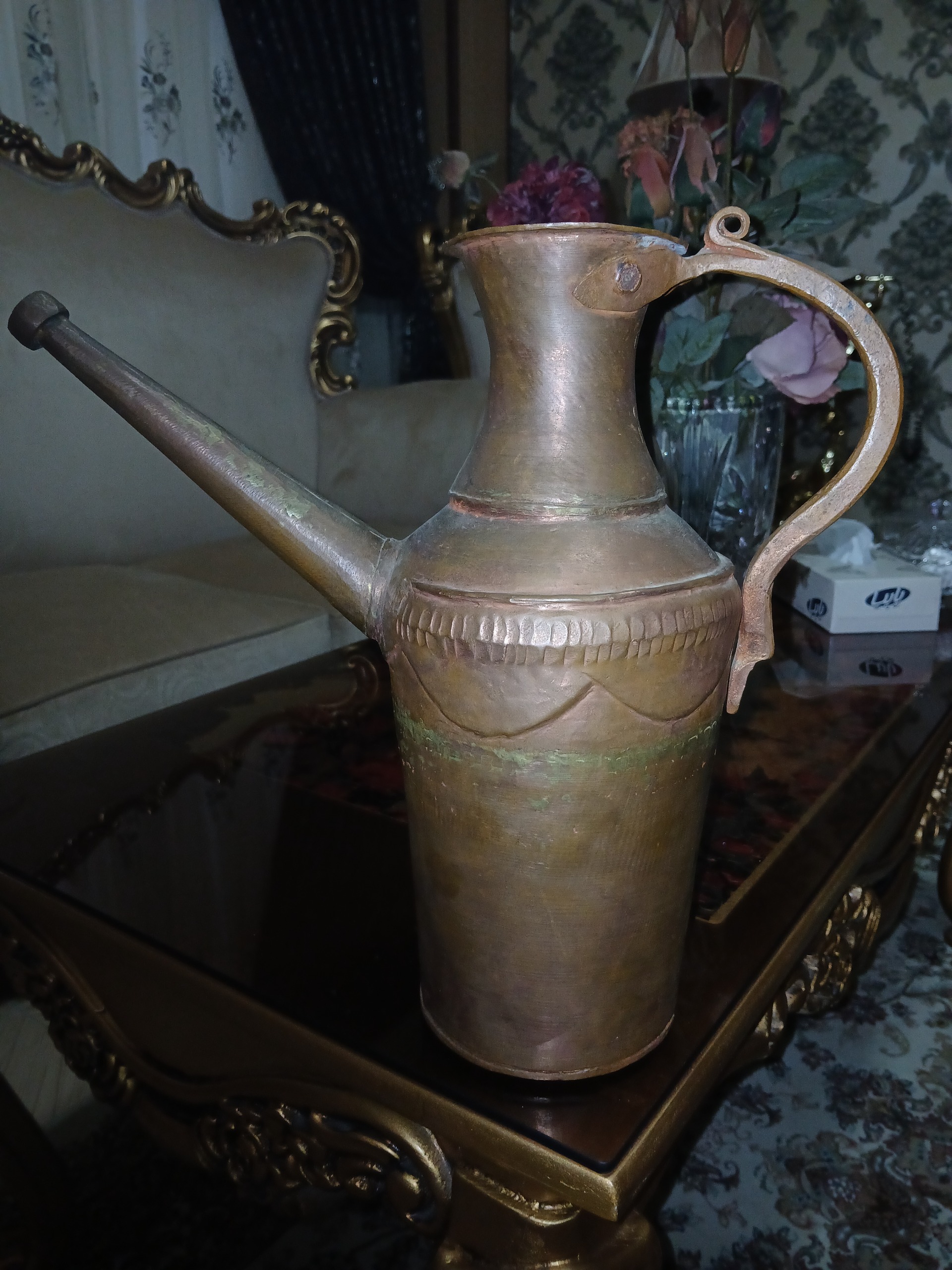آفتابه مسی قدیمی