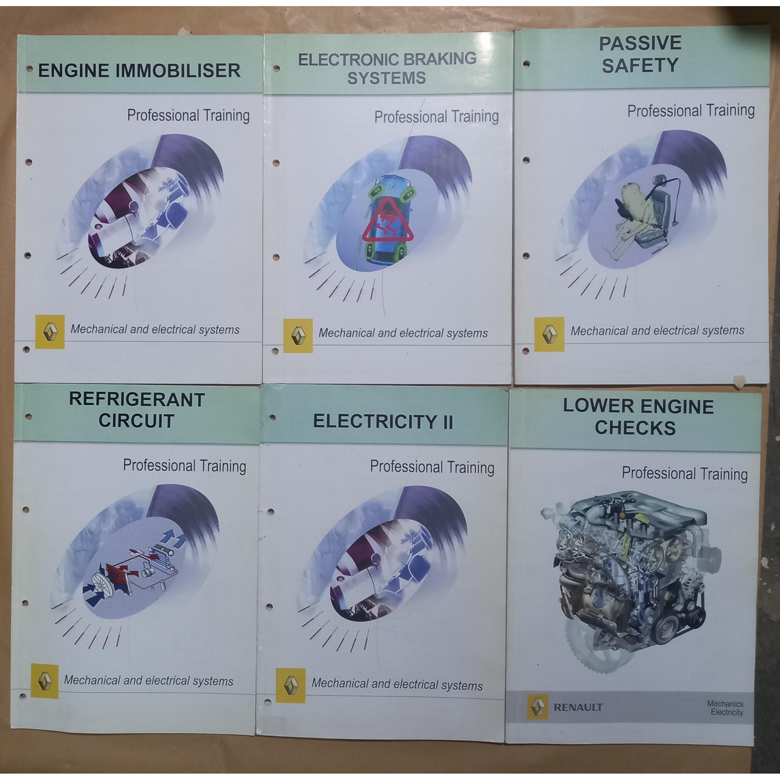 مجموعه 7 جلدی دفترچه راهنما خودرو  رنو