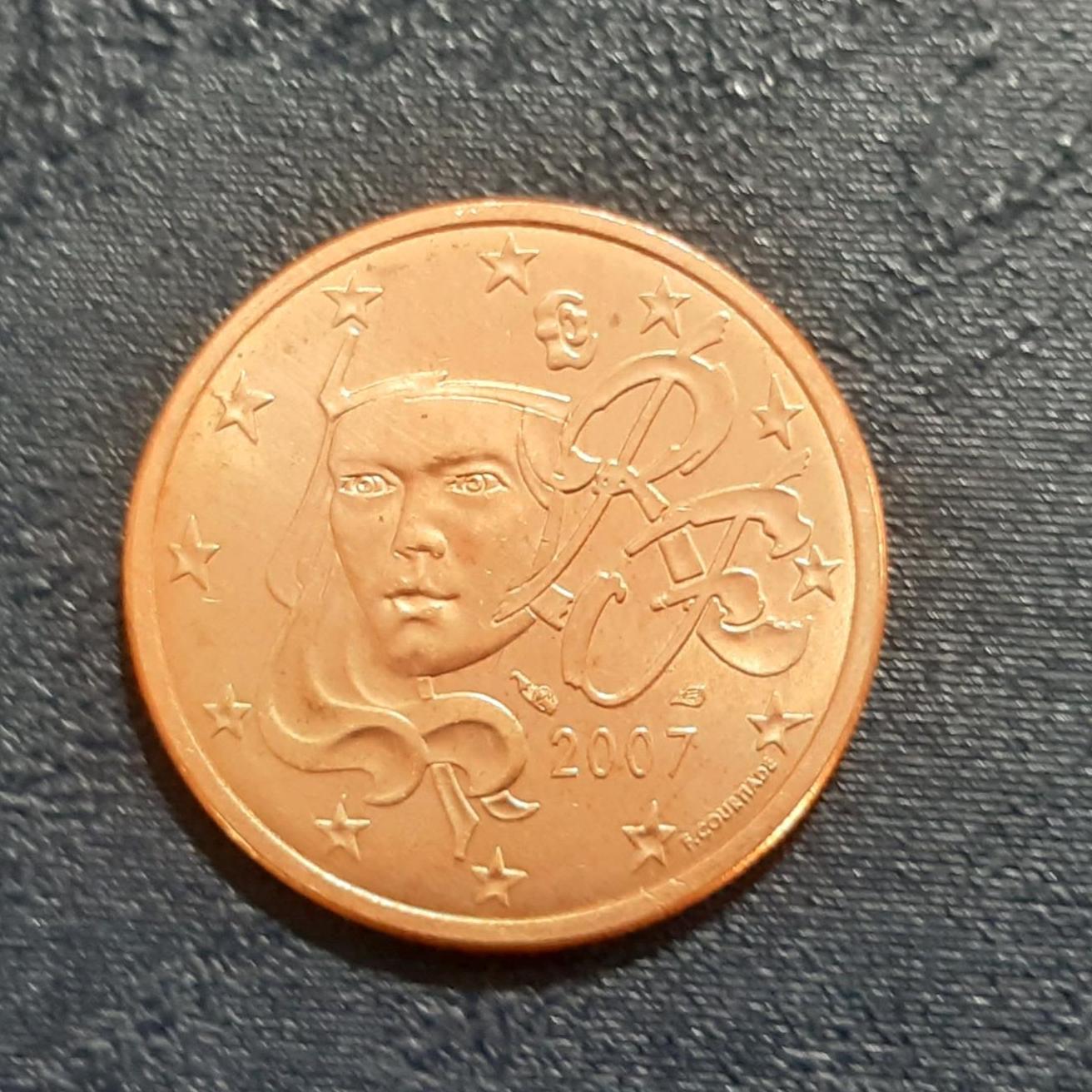سکه 5 یورسنت فرانسه - 2007