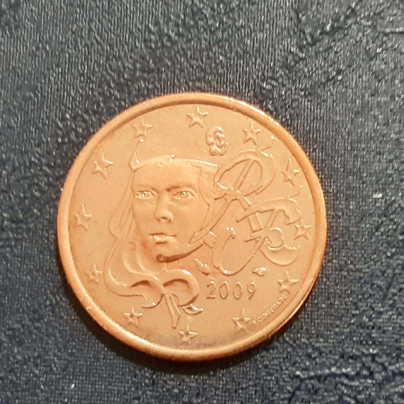 سکه 5 یورسنت فرانسه - 2009