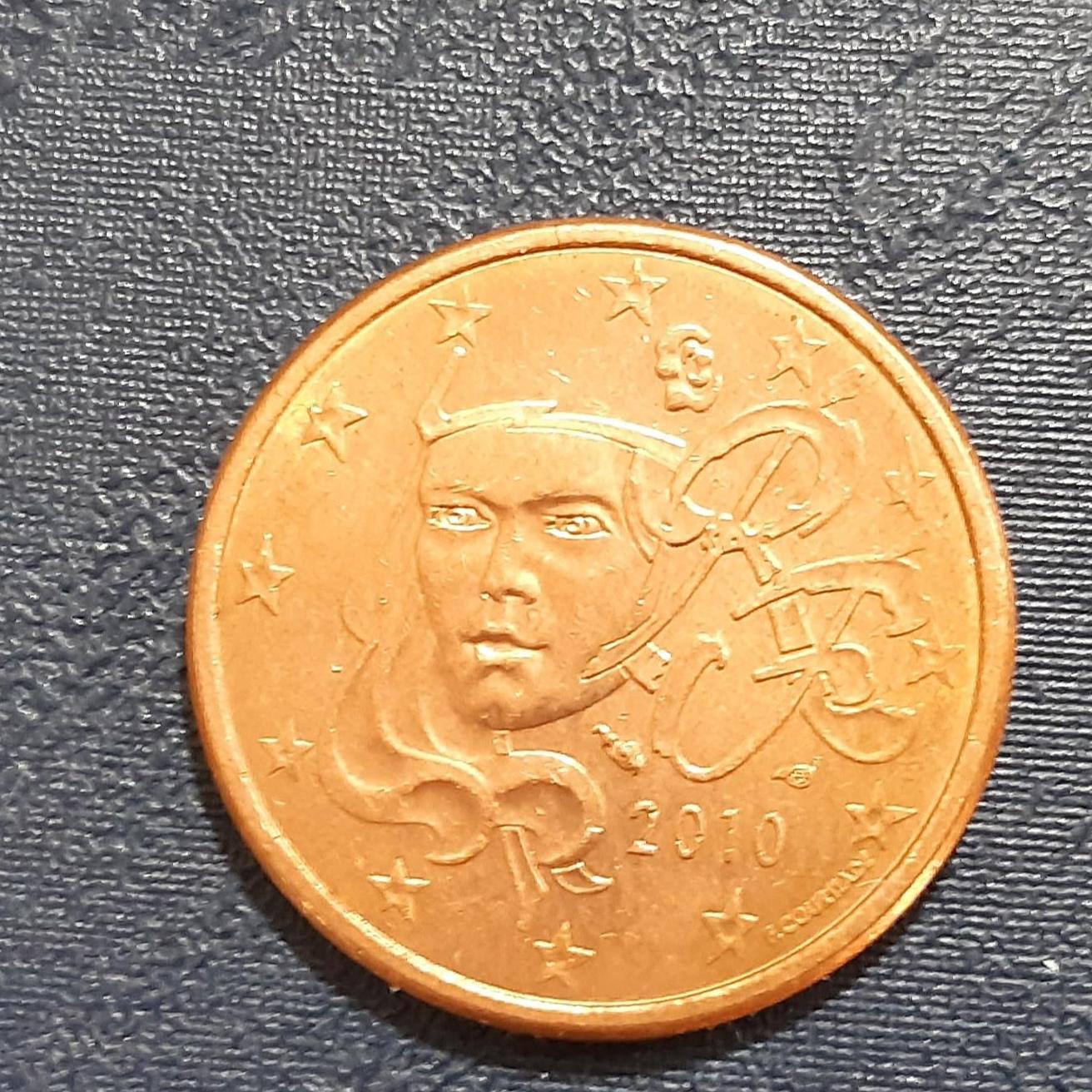 سکه 5 یورسنت فرانسه - 2010