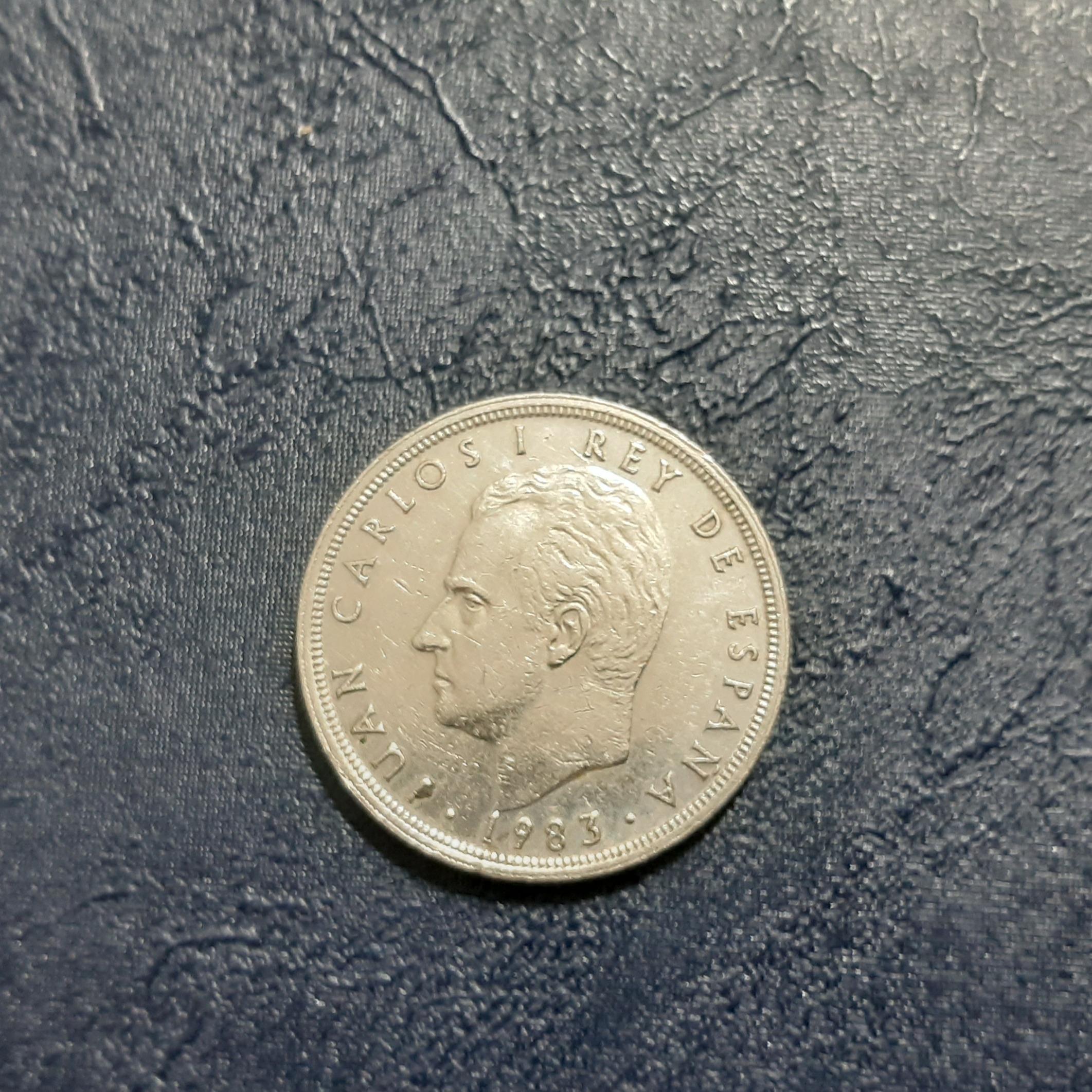 سکه 5 پزوتا اسپانیا - 1983