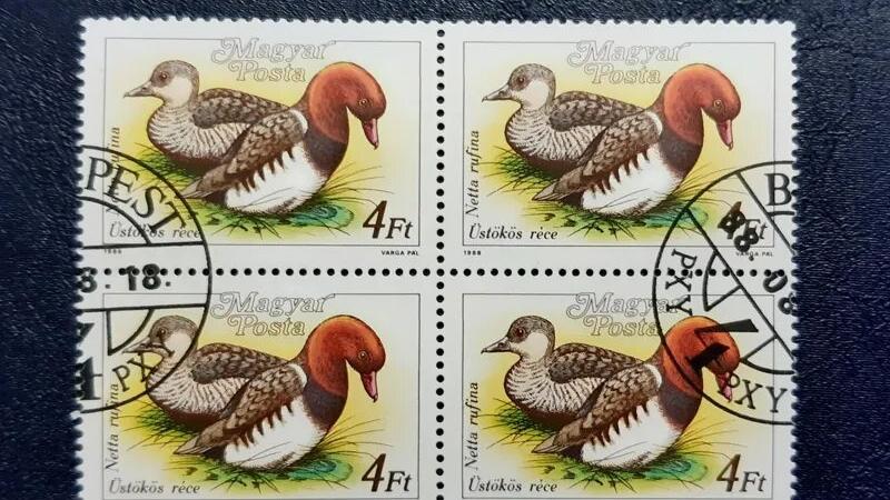 بلوک تمبر اردک - مجارستان 1988 سری 1