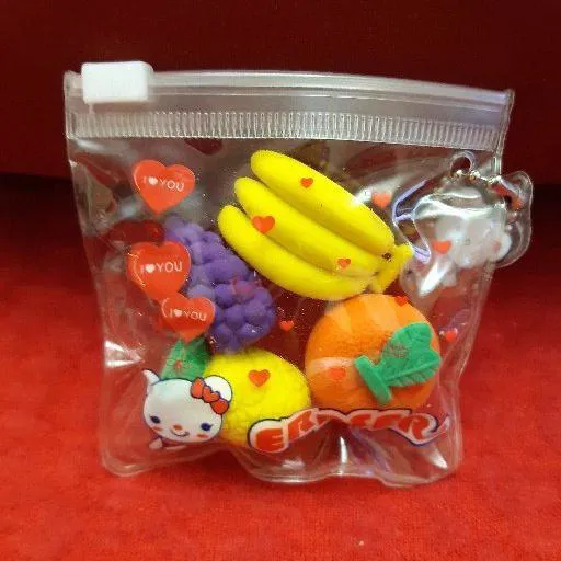 پاک کن فانتزی طرح میوه - بسته 4 عددی