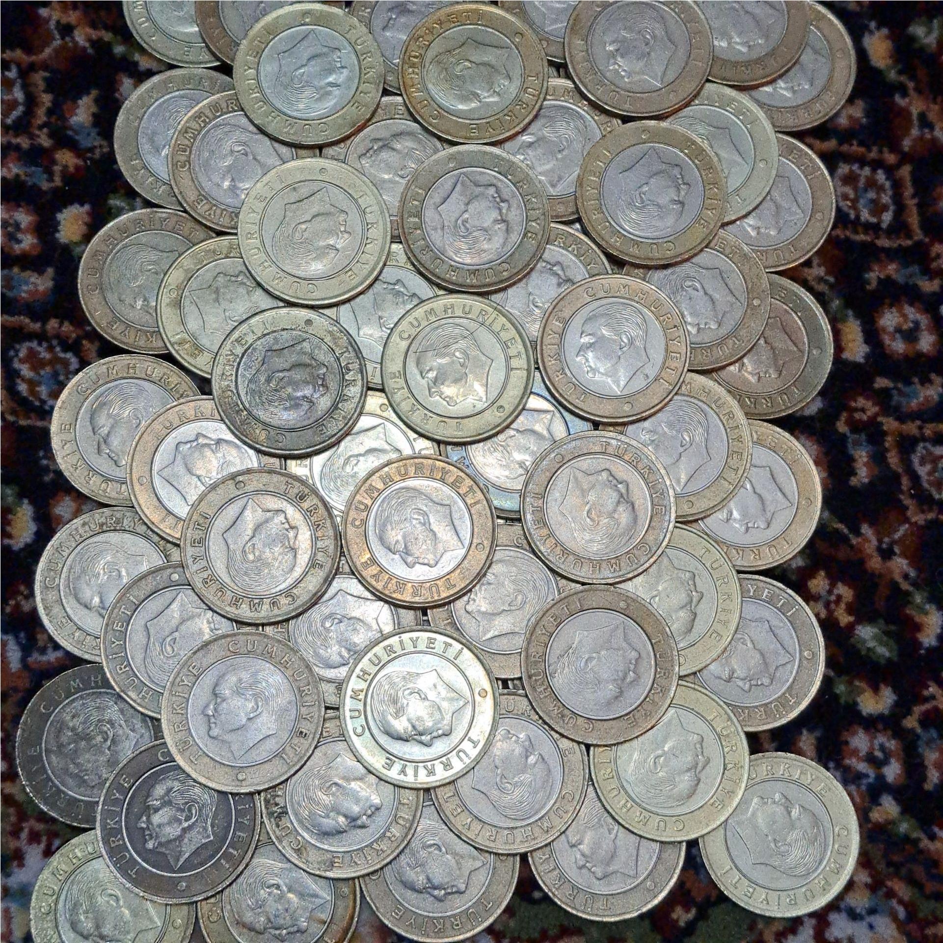 20 عدد سکه 1 لیر