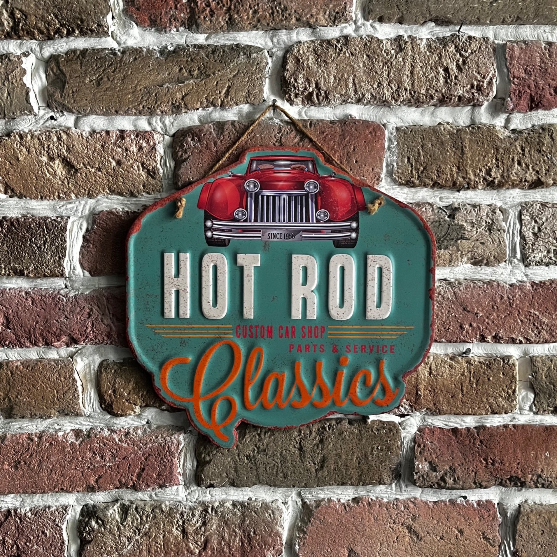 تابلو پلاک فلزی هات رود کلاسیک (Hot Rod Classic)