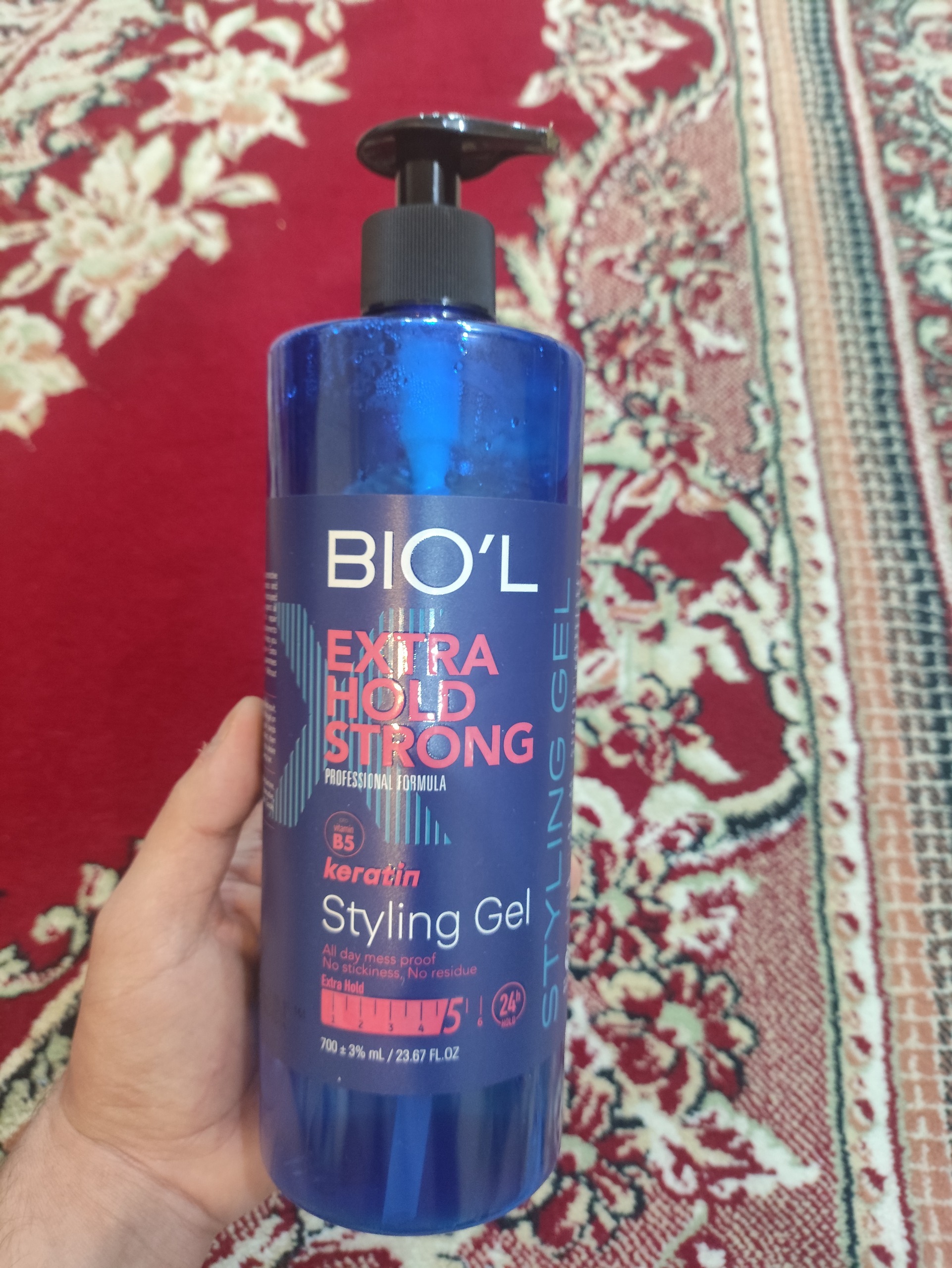 تخفیف ویژه ژل حالت دهنده مو biol بیول 700 میل