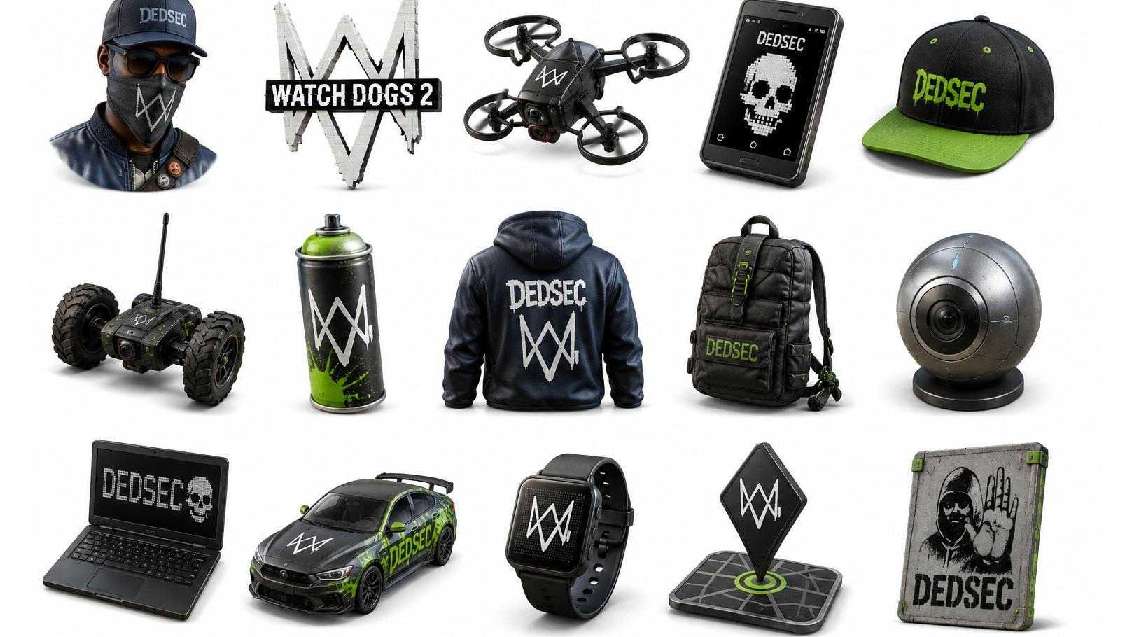 15 عدد استیکر جذاب از بازی محبوب watch dogs2