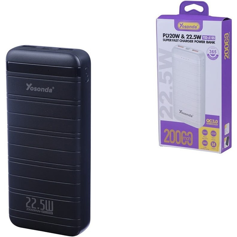 پاوربانک فست یوساندا 20000 YXD-A195(گارانتی دار)