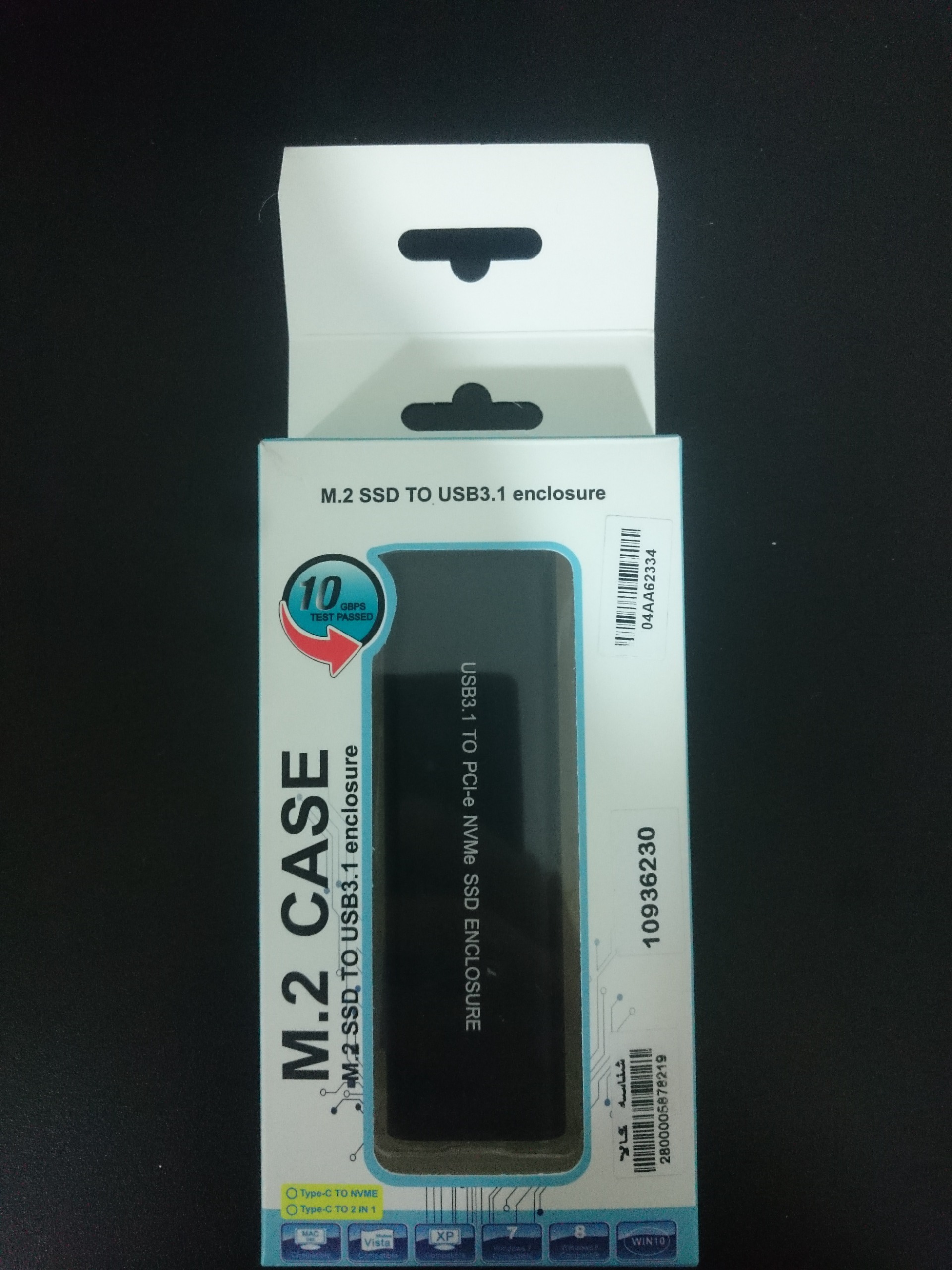 باکس هارد m2 ssd به usb 3.1
