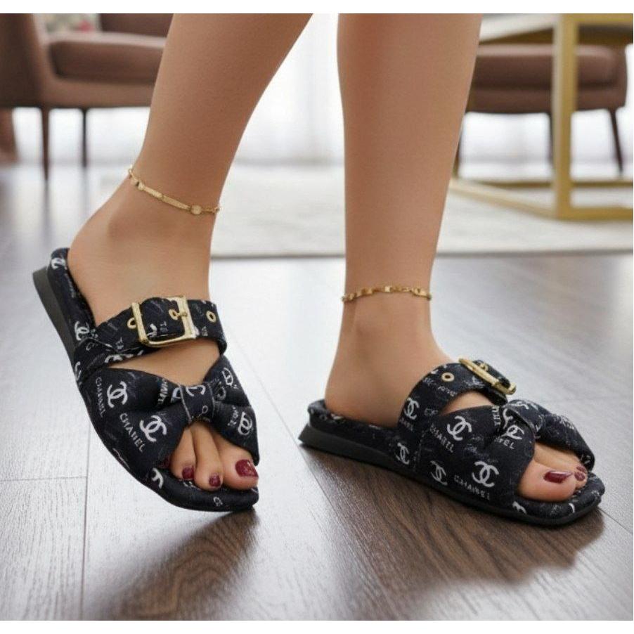 دمپایی صندل زنانه مدل پاپیون