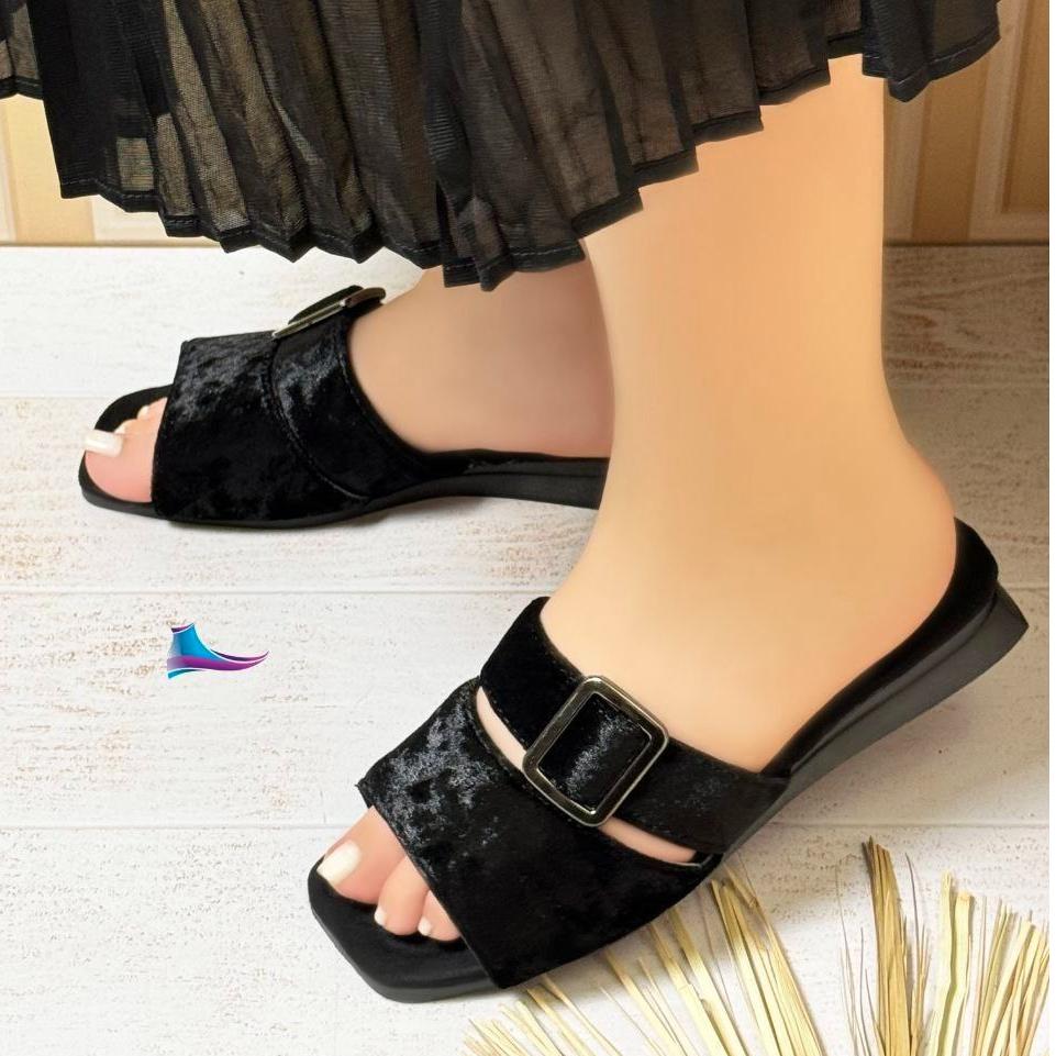 دمپایی صندل زنانه دودی