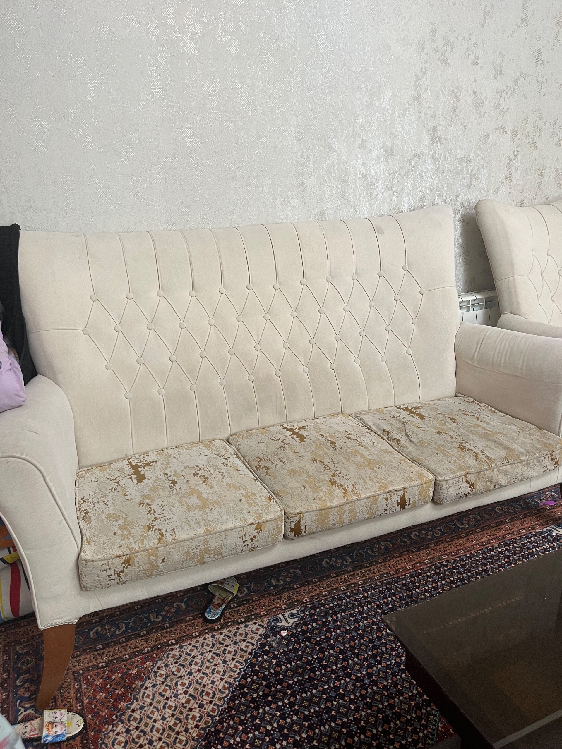 سرویس مبلمان 7 نفره زیبا و سالم با قیمت عالی