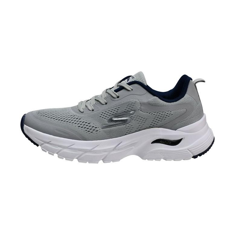 کفش پیاده روی مردانه اسکچرز مدل Ground Gray