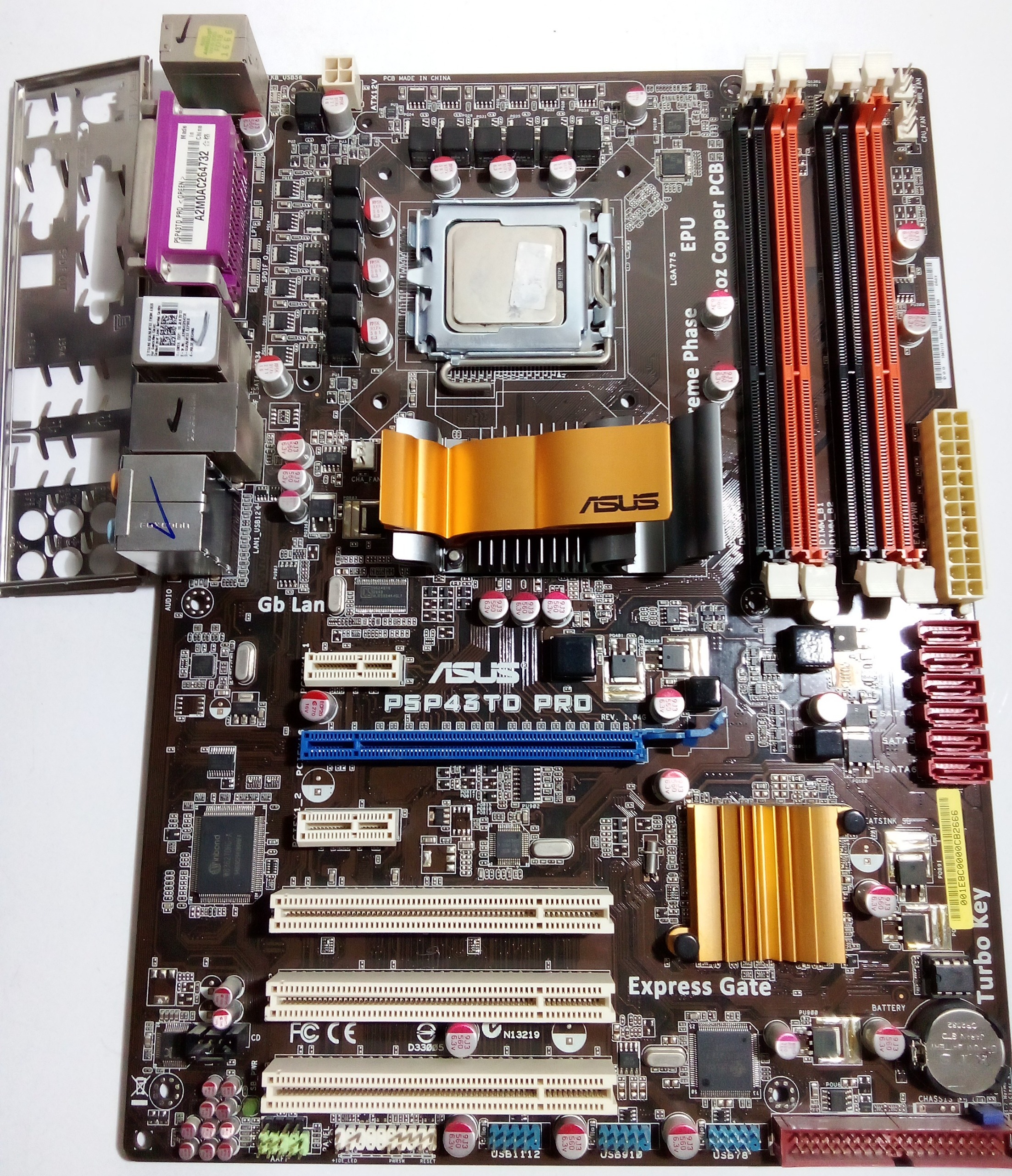 باندل ایسوس P5P43TD pro - DDR3 چهار اسلت