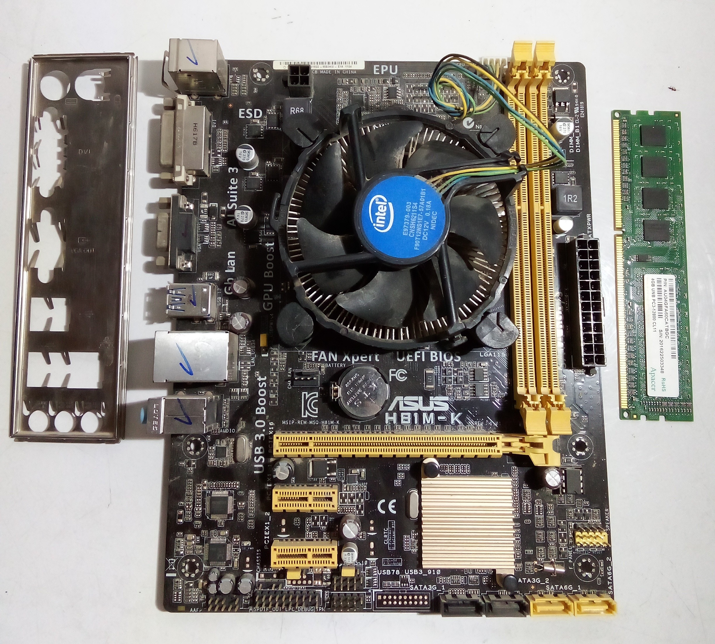 باندل ایسوس H81 MK وسی پی یو و 4 گیگ رم