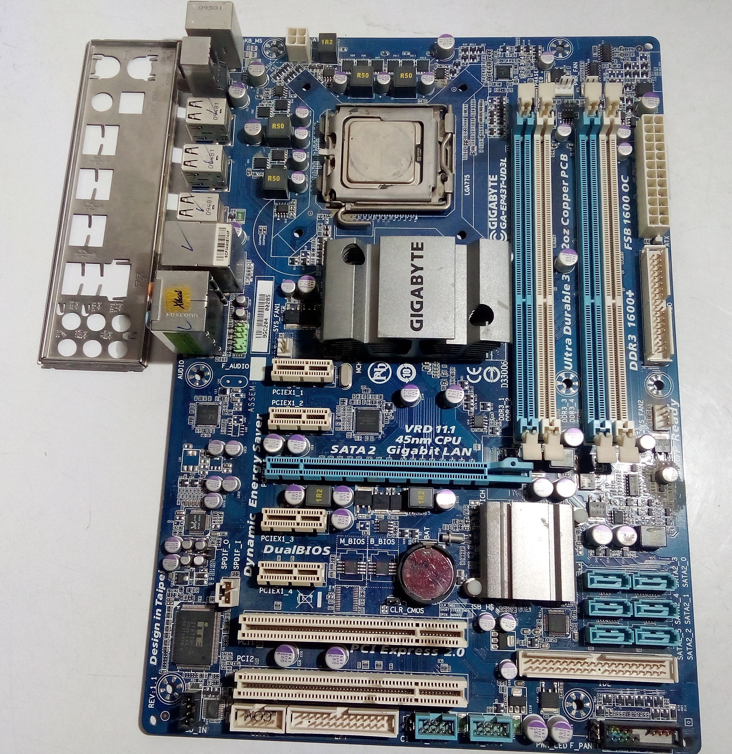 مادربرد گیگابایت EP43 DDR3
