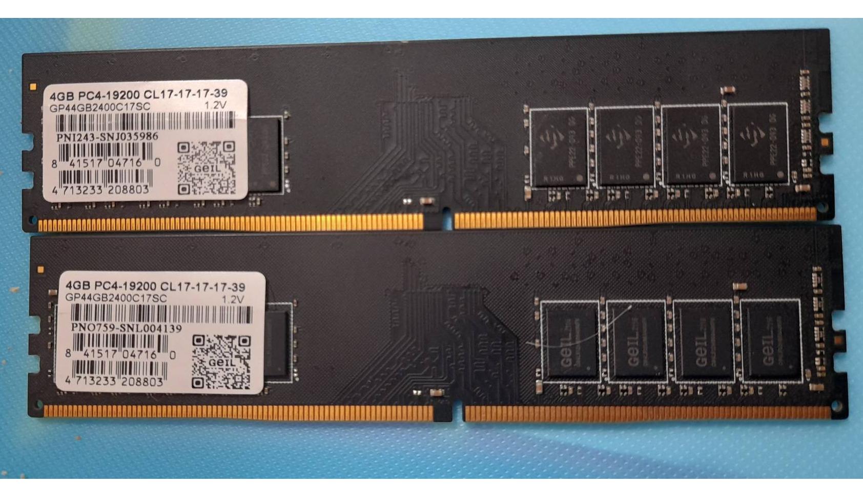 2 عدد RAM DDR4 4GB