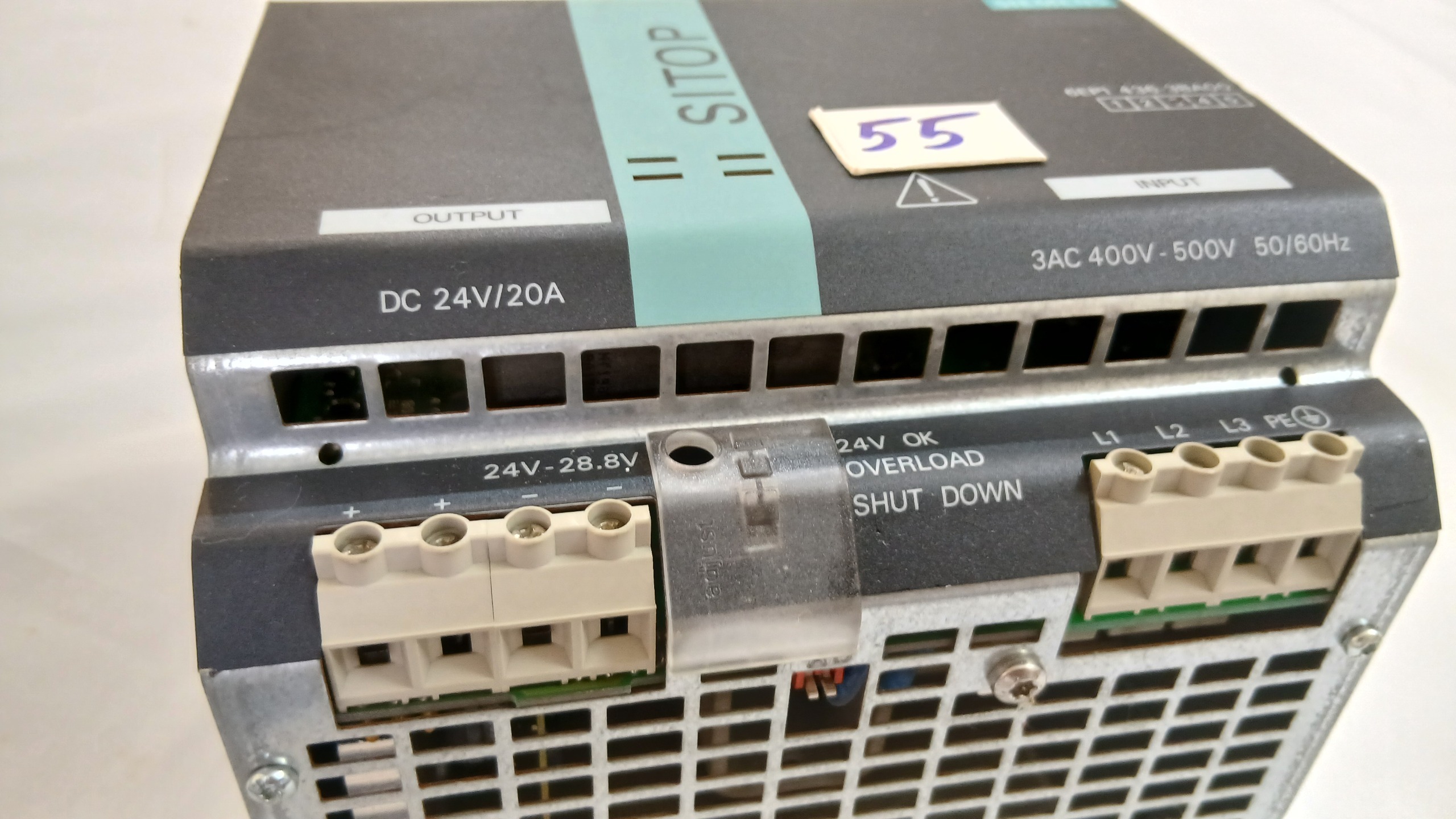 منبع تغذیه صنعتی زیمنس SITOP Power 20 با خروجی 24