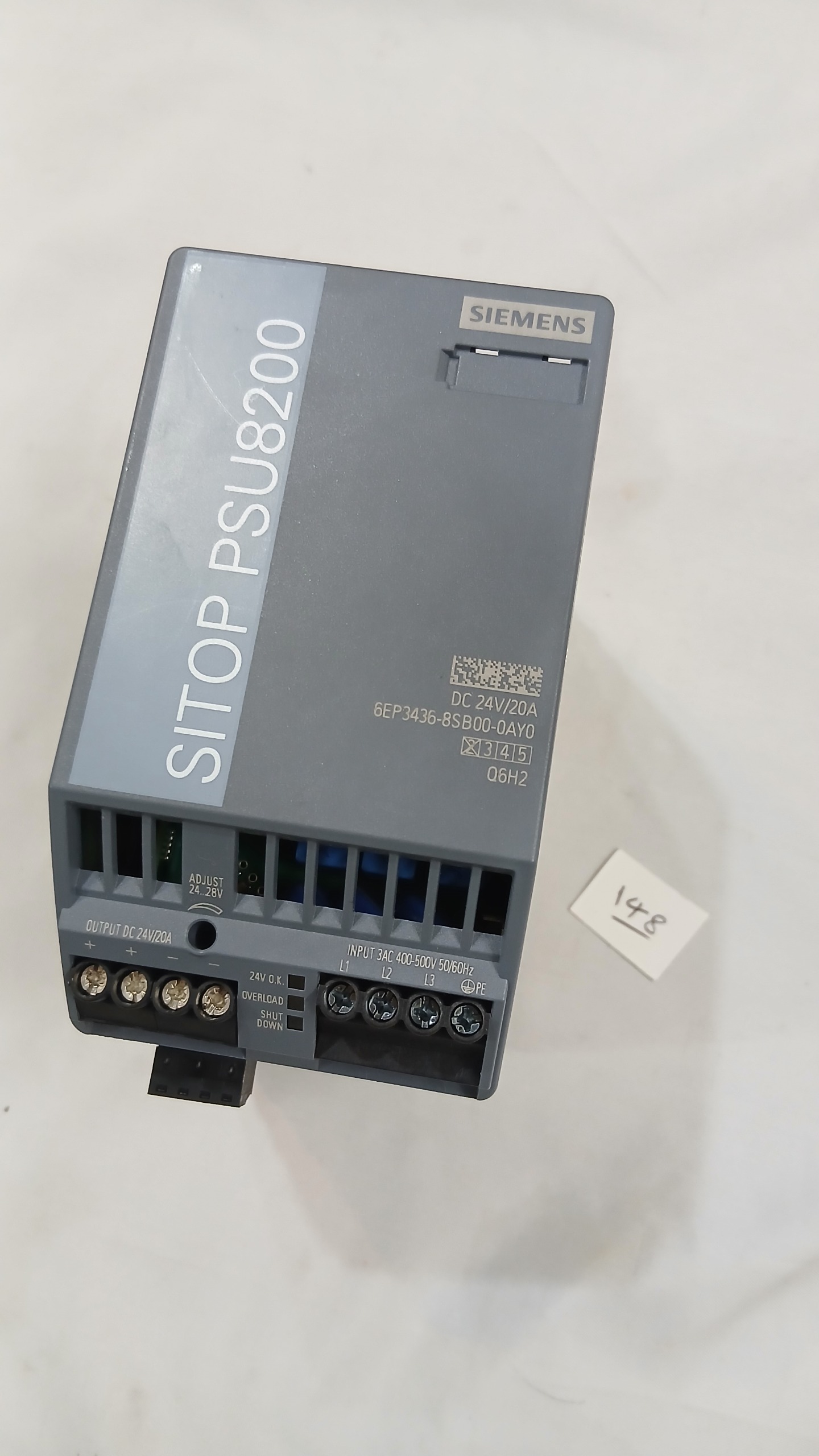 منبع تغذیه سهفاز به 24 ولت زیمنس SITOP PSU8200
