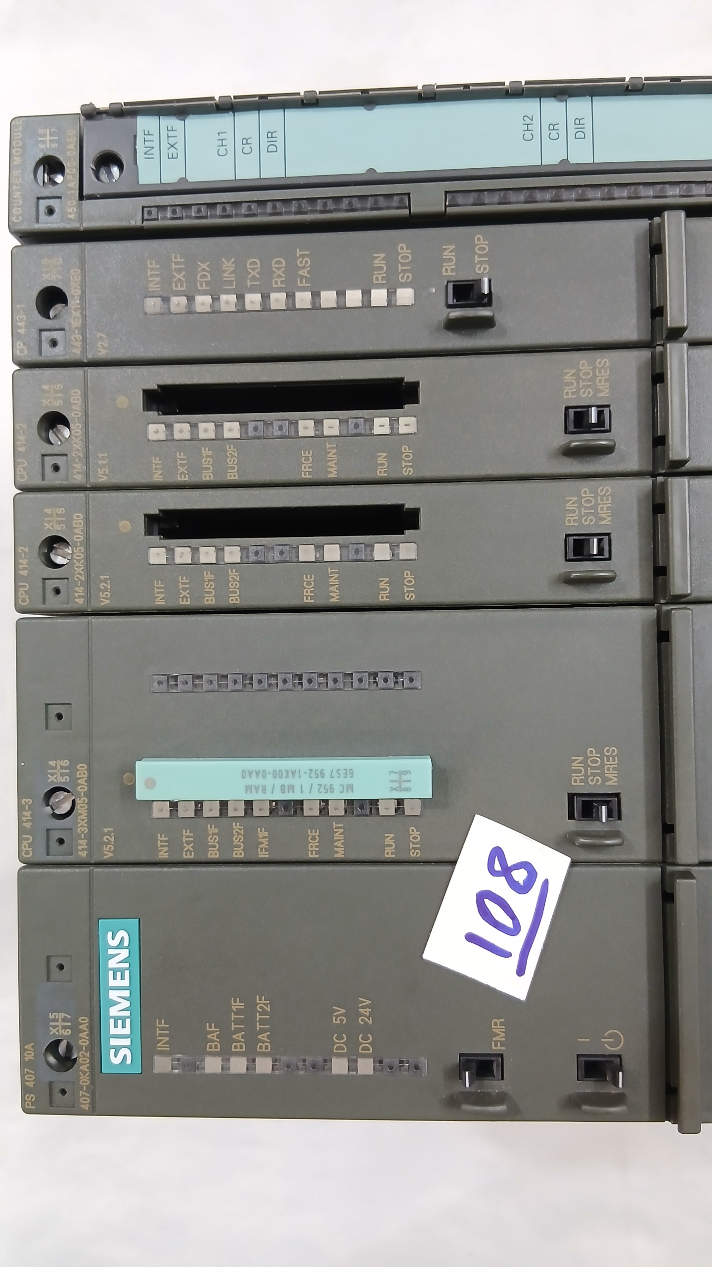 پکیج کامل PLC S-400 زیمنس با 3 CPU