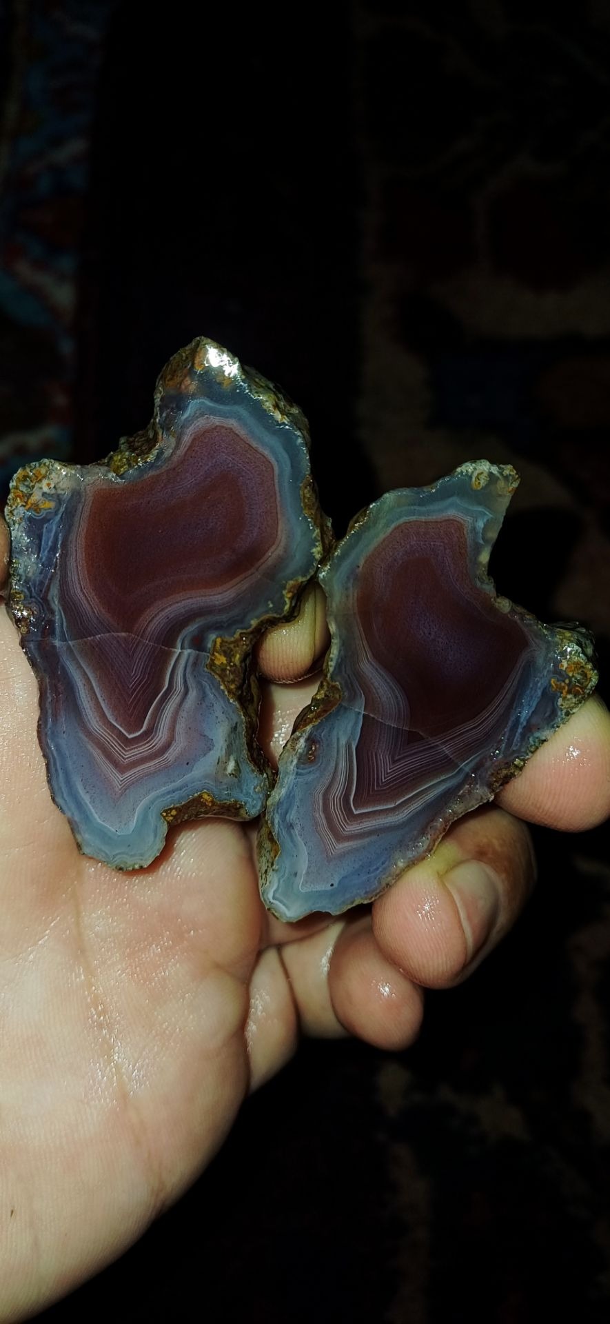 سلیمانی سرخ و آبی خاص درجه یک