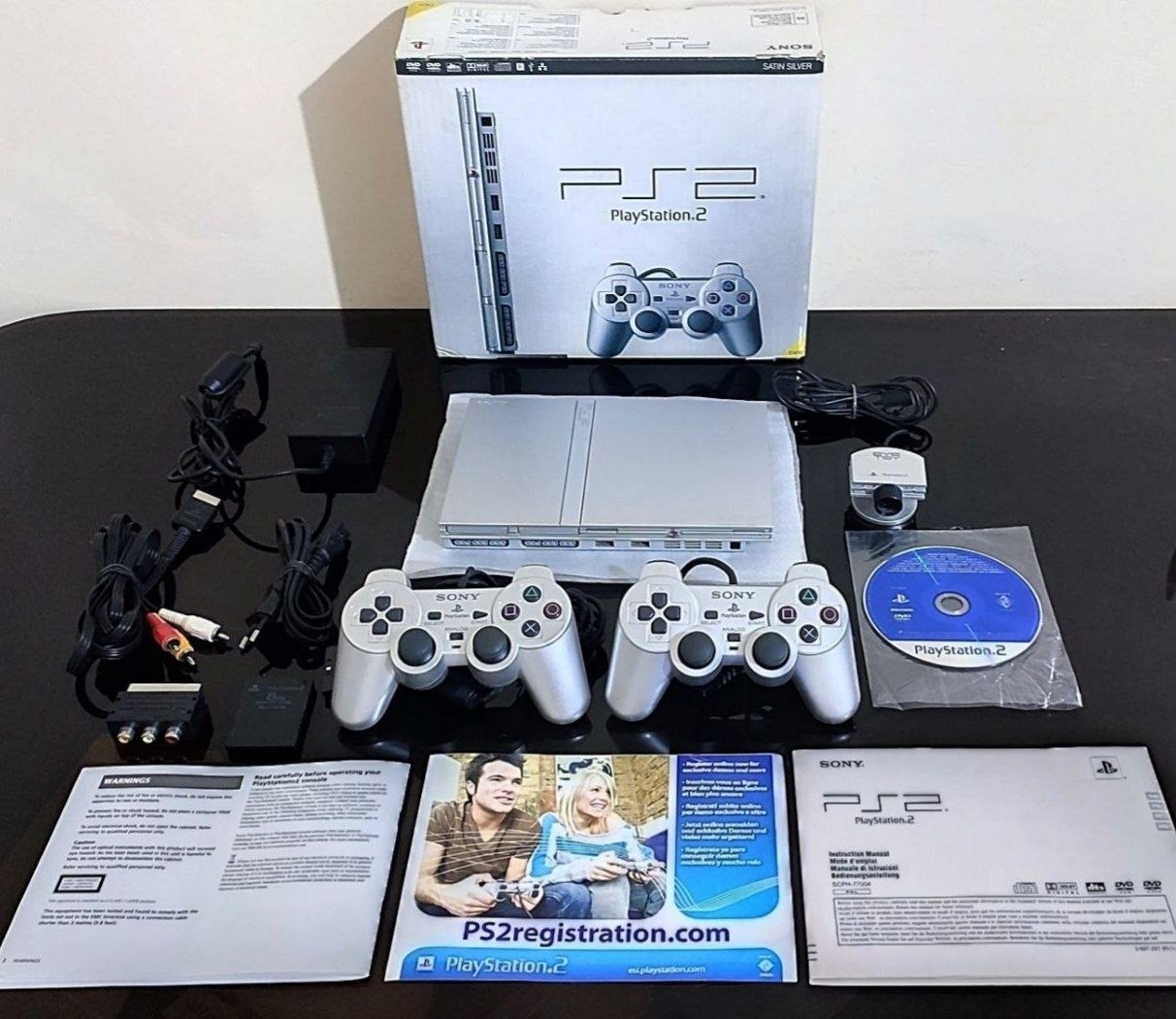 Ps2 slim silver پلی استیشن 2 سیلور