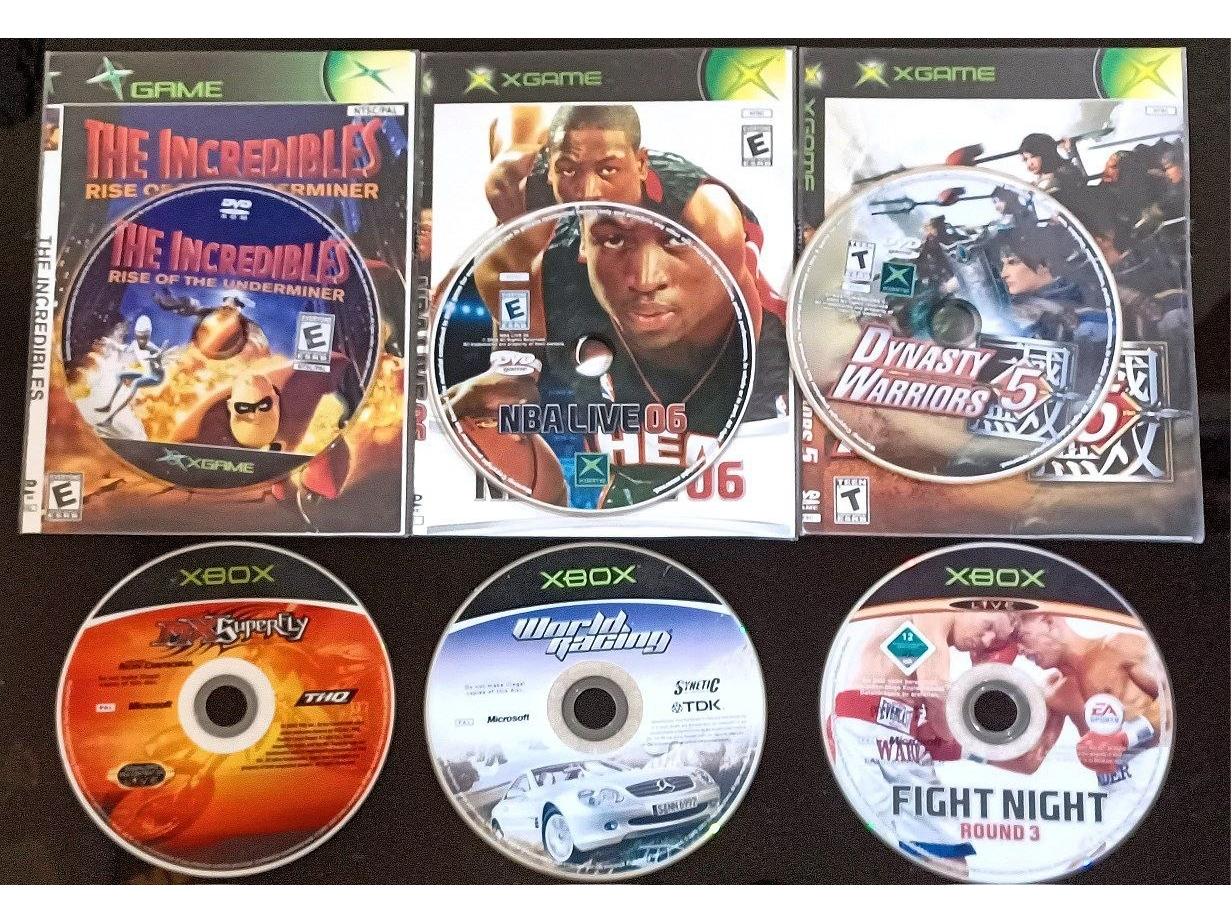 6عدد بازی ایکس باکس کلاسیک x box classic