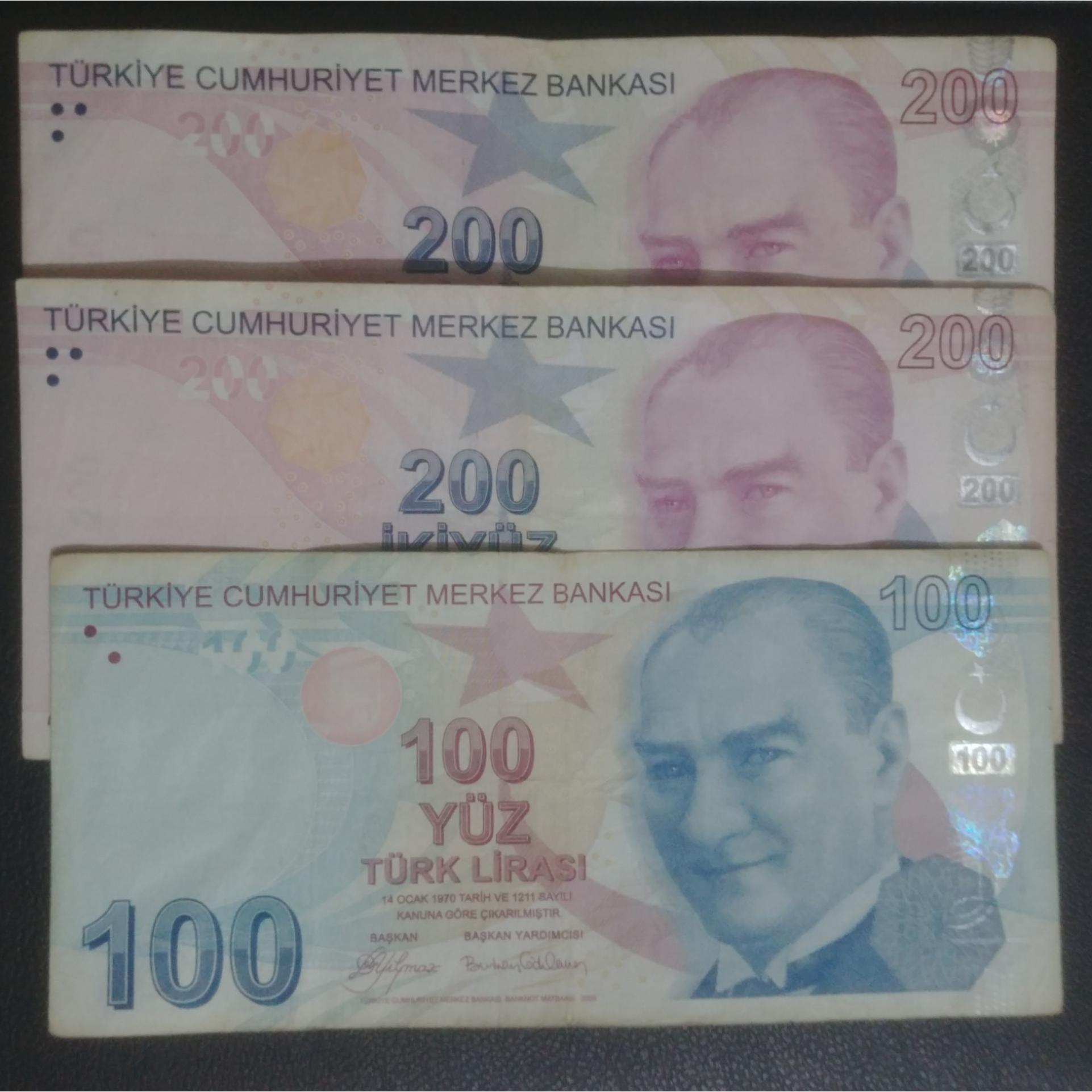 500 لیر ترکیه