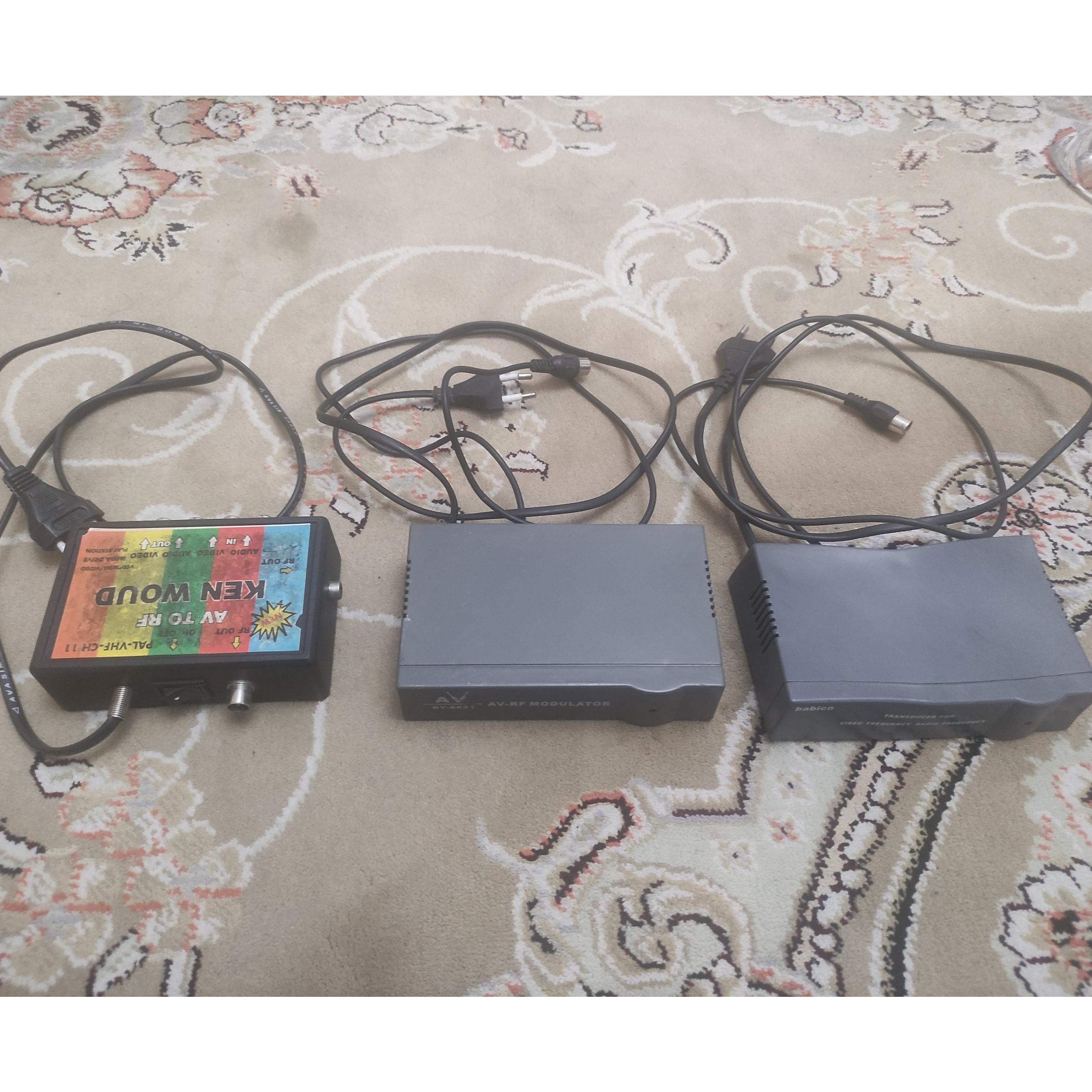 سه عدد تبدیل Av به RF مناسب برای پلی استیشن 1