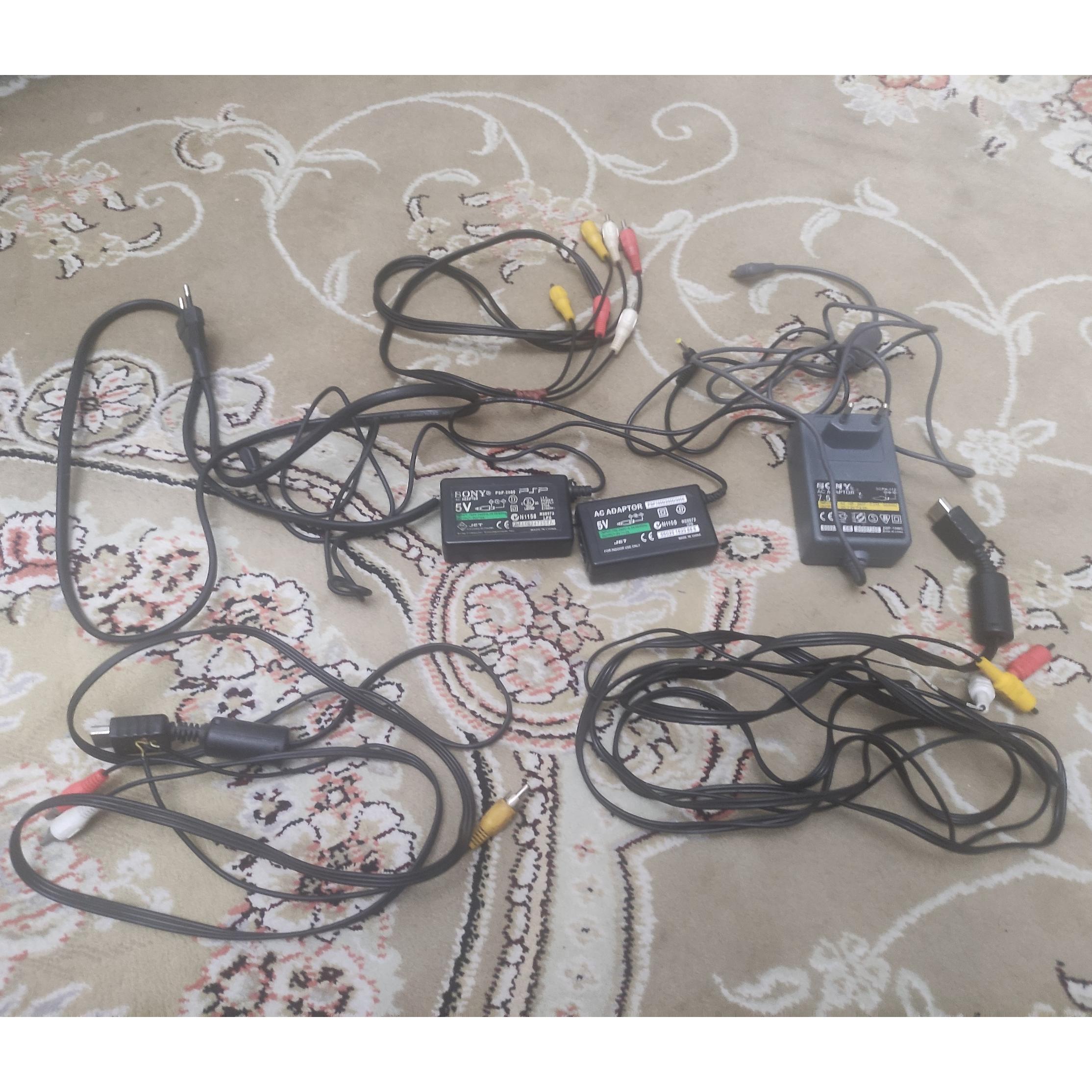 آداپتور پلی استیشن 1 و PSP و کابل تصویر وav