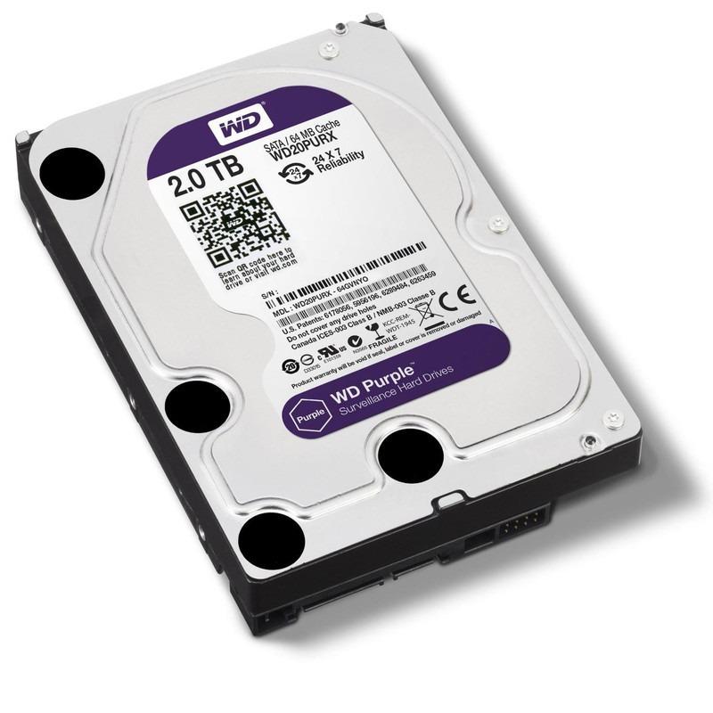 هارد دو ترابایت وسترن بنفش WD 2TB جی 2