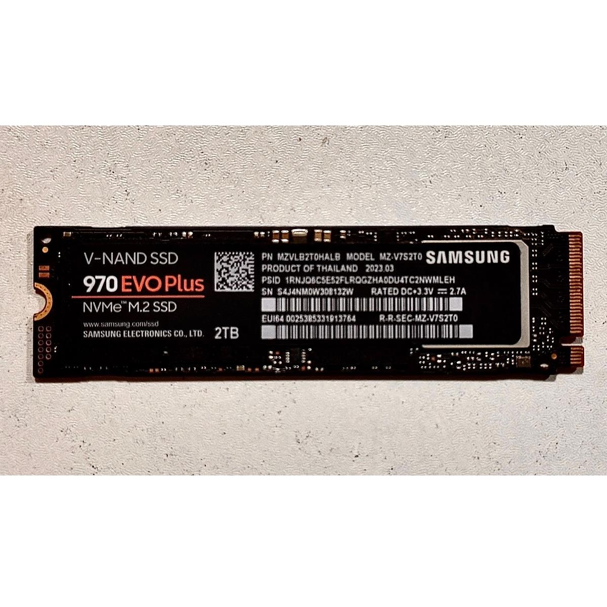 Samsung 970 evo plus