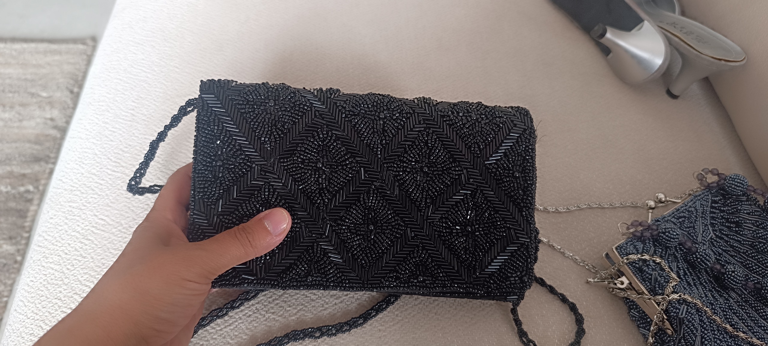 کیف مجلسی منجوق دوزی زنانه