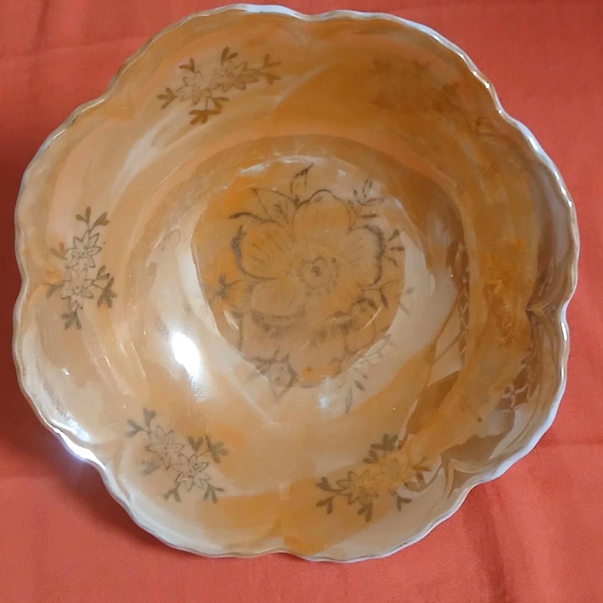 کاسه انارخوری طلایی