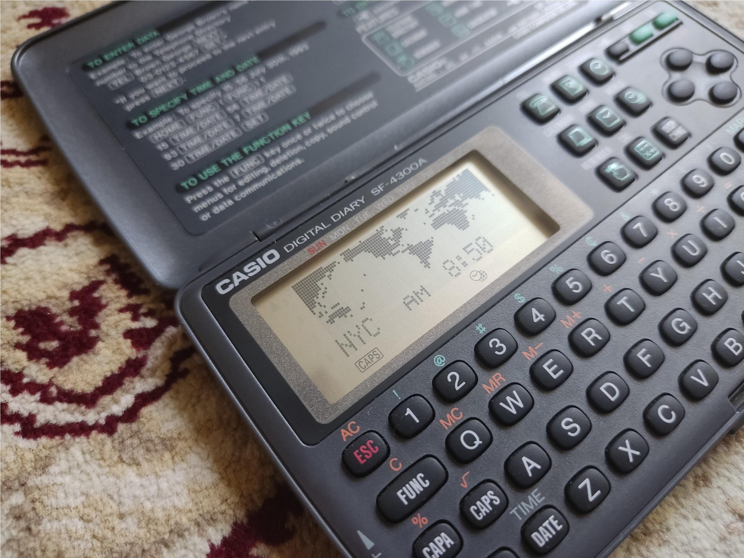 ماشین حساب ارگانایزر کاسیو casio