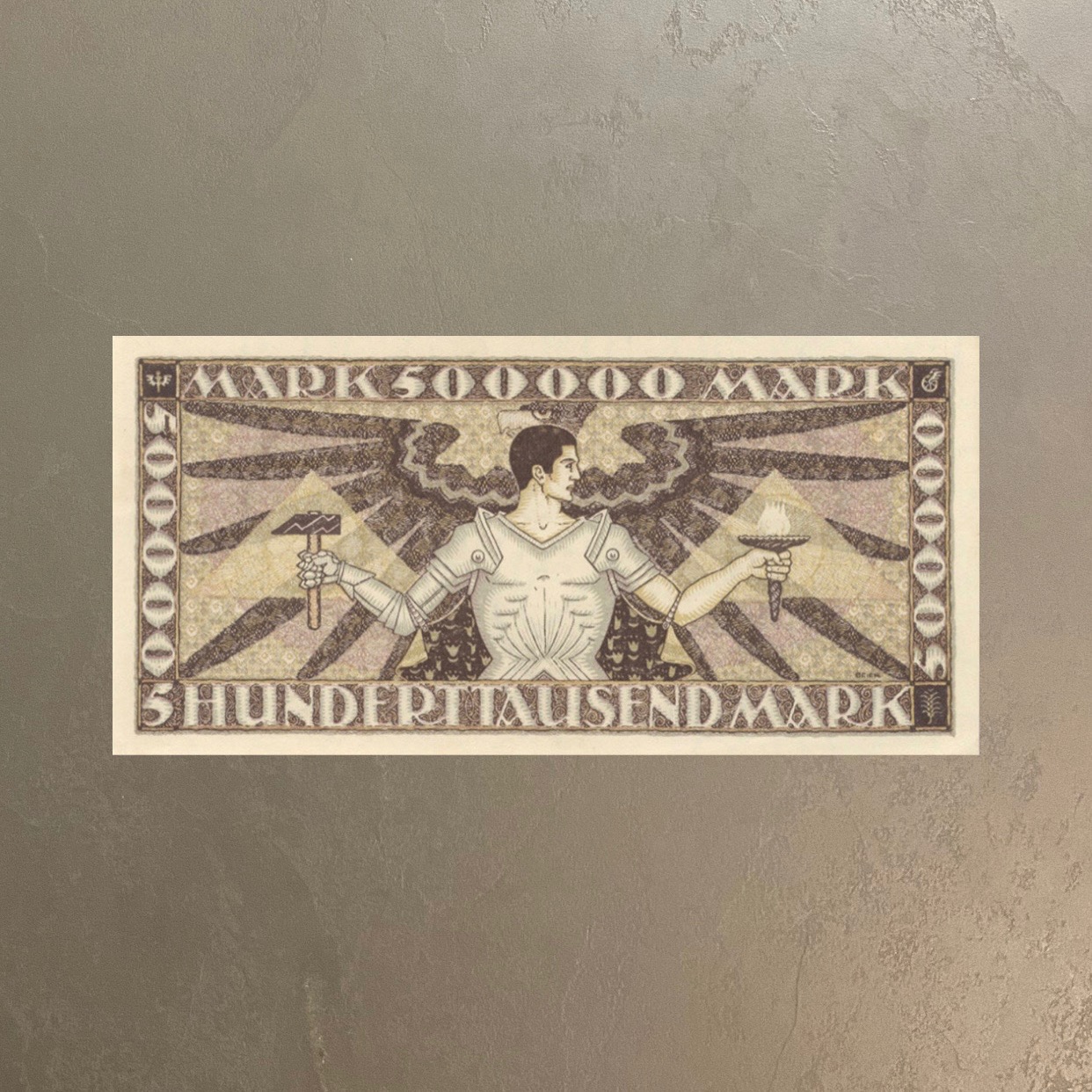 500,000 مارک 1923 | جمهوری وایمار آلمان | UNC64