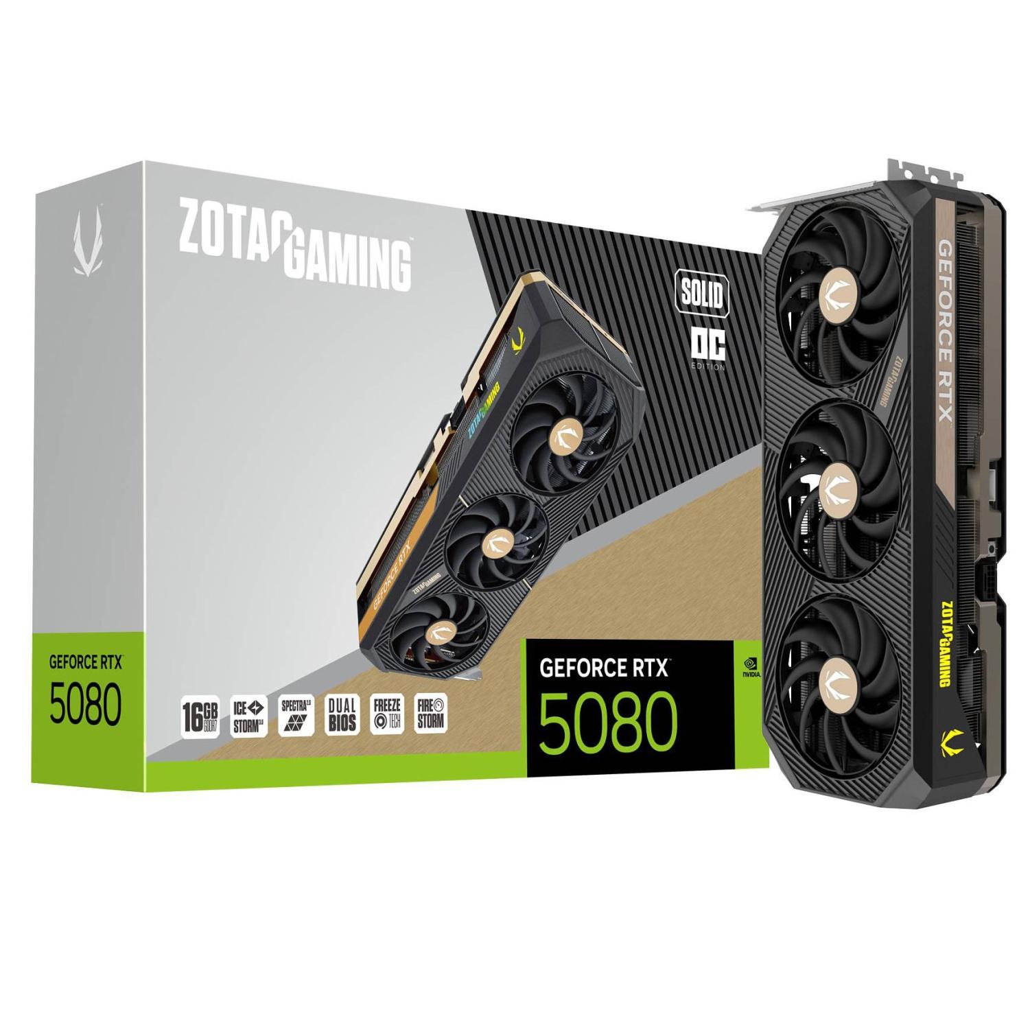 کارت گرافیک zotac Rtx 5080 solid core