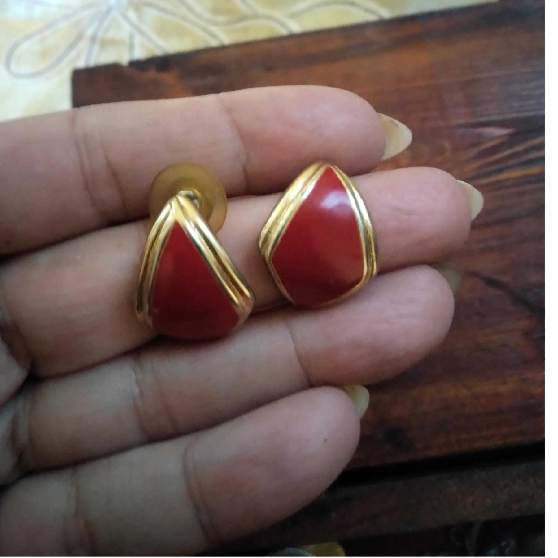 گوشواره میناکاری قدیمی