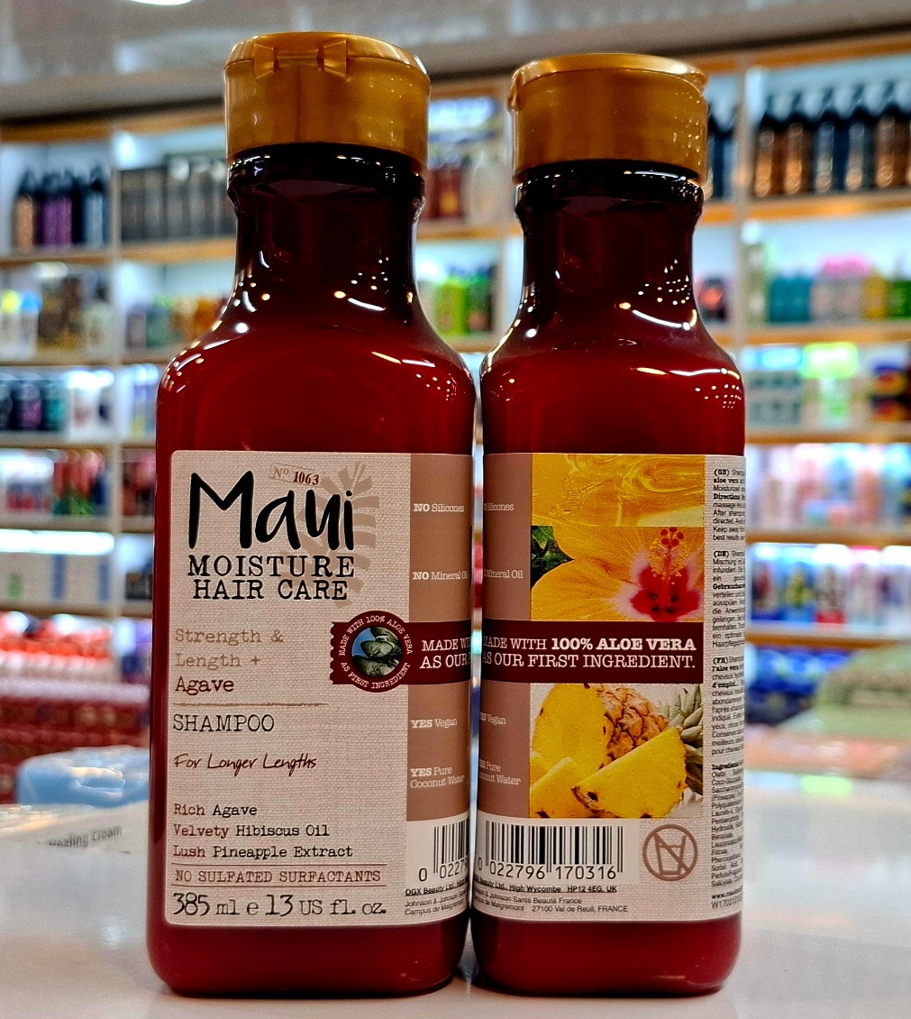 شامپو تقویت مو ماوی Maui مدل AGAVE حجم 385 میل